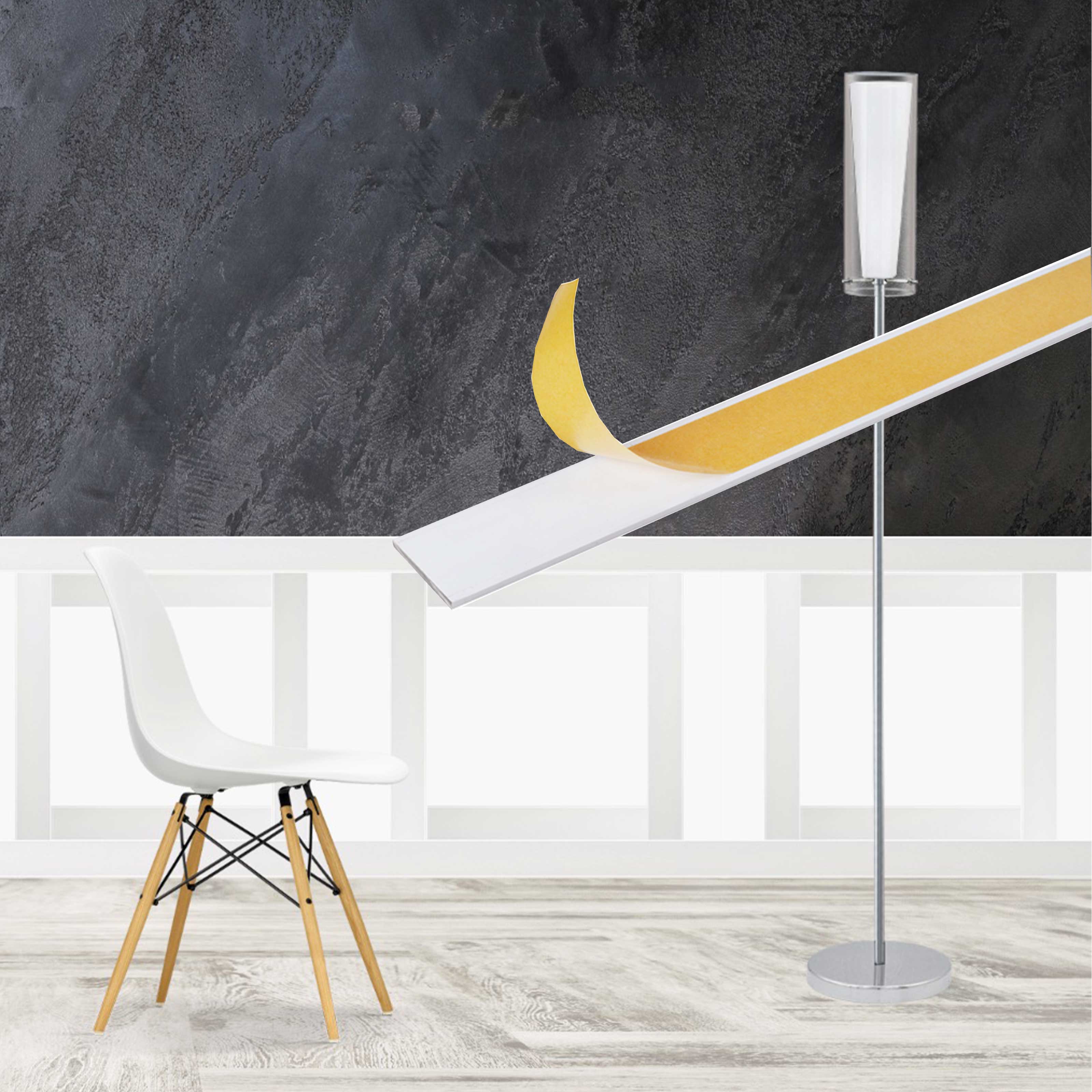 KIT 2mq di Boiserie Già tagliate Autoadesive in Polistrutturato pronte in 5min Mod. ILARIA - Eternal Parquet