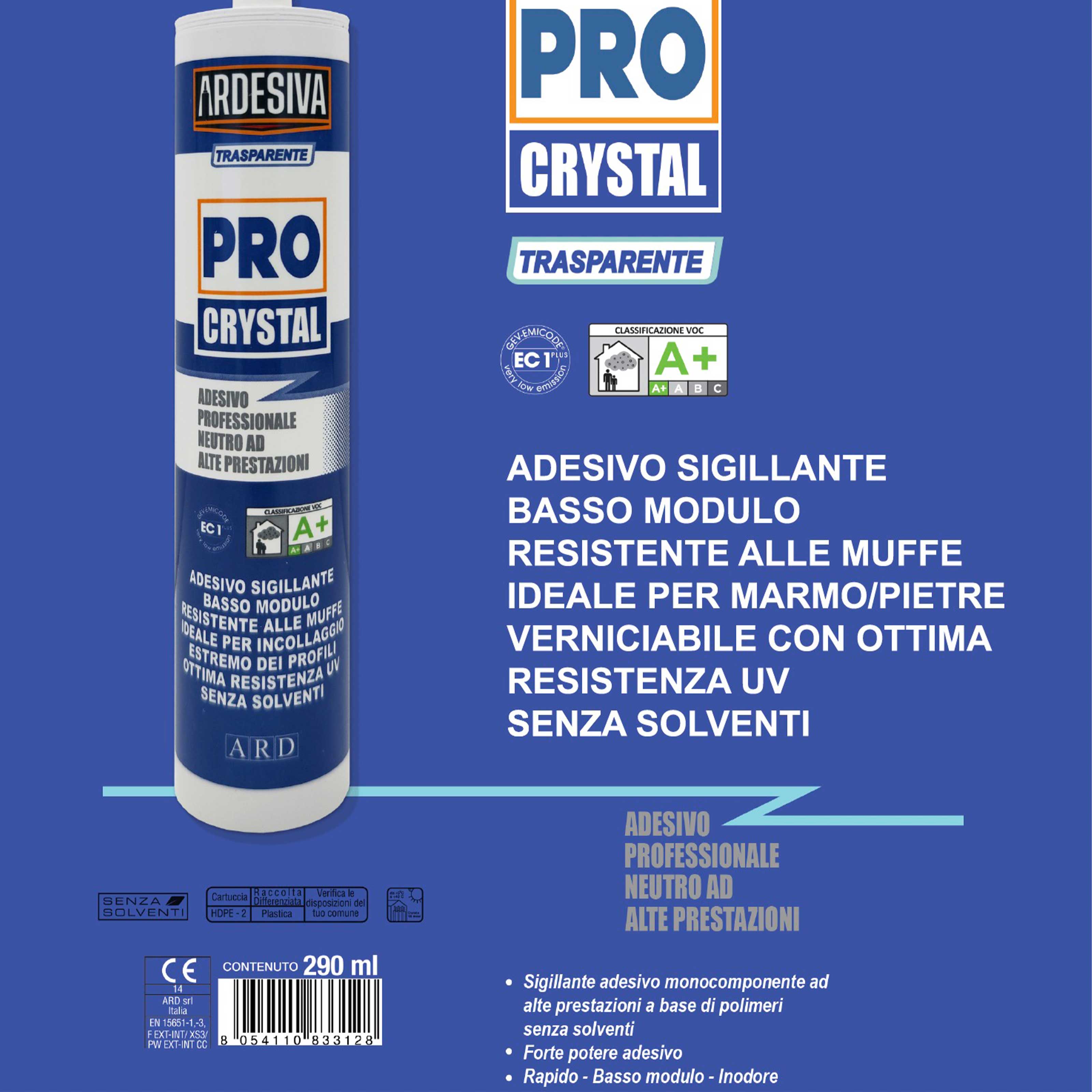 Colla in Boccetta 290ml ARDESIVA superpotente per BATTISCOPA e BOISERIE in Legno, MDF, Polimeri - Eternal Parquet