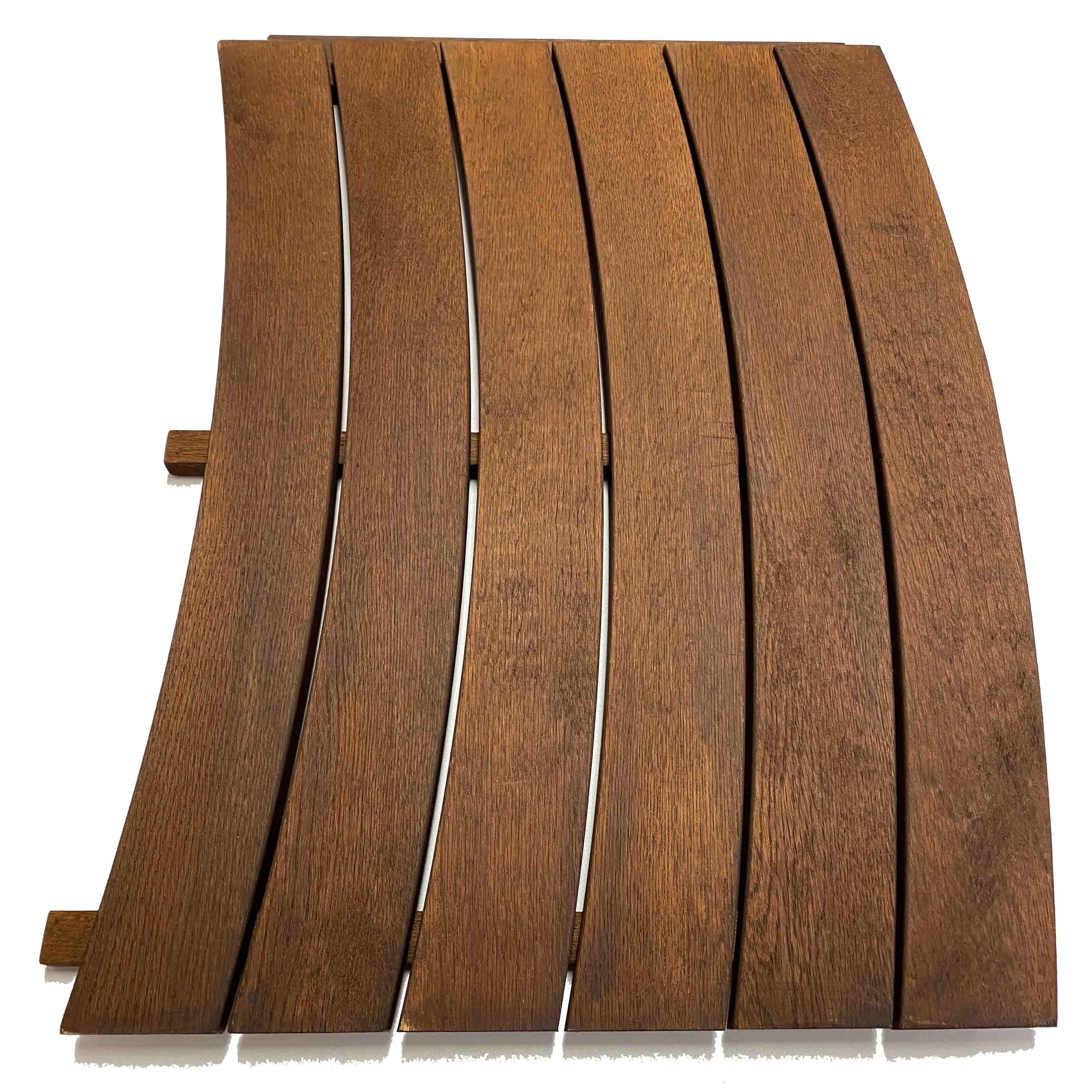 STOCK - 49.90mq - Decking ONDA RIVA in massello di Turkey Oak, moduli inclusa sottostruttura e trattamento - Eternal Parquet