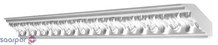 30ML di Cornice in polistirolo per soffitto modello "GABRIELLA" (15 aste da 2ML) - Eternal Parquet