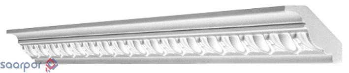 30ML di Cornice in polistirolo per soffitto modello "GEORGIA" (15 aste da 2ML) - Eternal Parquet