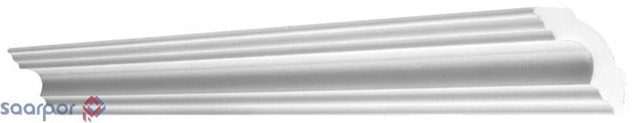 30ML di Cornice in polistirolo per soffitto modello "GERANIO" (15 aste da 2ML) - Eternal Parquet