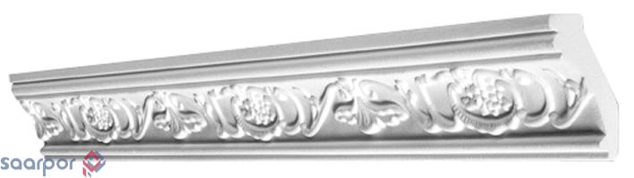 30ML di Cornice in polistirolo per soffitto modello "GIANNA" (15 aste da 2ML) - Eternal Parquet