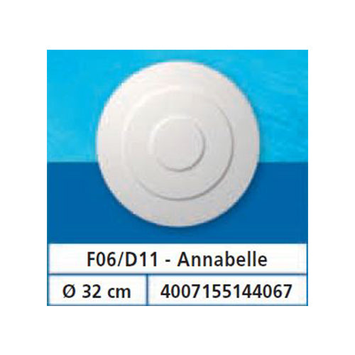 Rosone in polistirolo per soffitto modello ANNABELLE diametro cm32 - Eternal Parquet