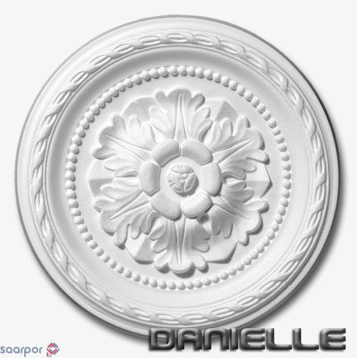 Rosone in polistirolo per soffitto modello DANIELLE diametro cm30 - Eternal Parquet