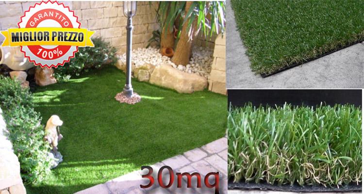 Prato ALTO in erba sintetica realistico da 35mm tufting 100% polypropylene ROTOLO DA 30MQ (2mtx15) - Eternal Parquet