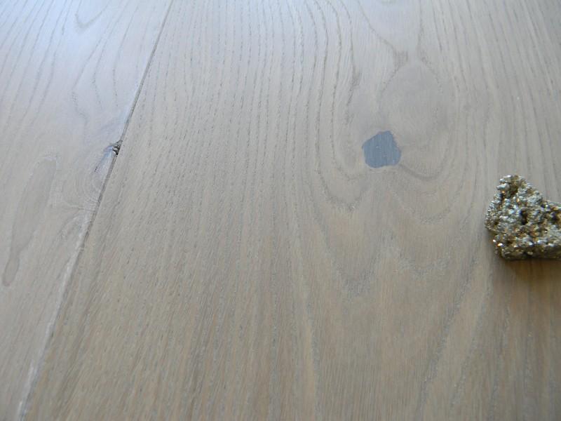 Maxilistone prefinito 139x14x2200 EKO SUBLIME PLANK mod.AUTUMN in rovere Grigio Tortora chiaro Spazzolato oliato eco nodato e bisellatura 2 lati - Eternal Parquet