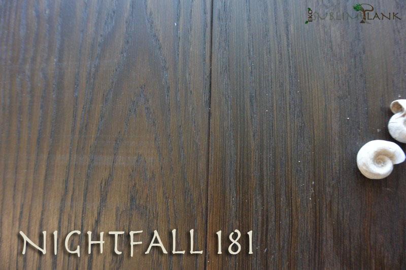 Maxilistone prefinito EKO SUBLIME PLANK mod.NIGHTFALL 181x14x2200 in rovere TERMOTRATTATO Spazzolato oliato eco senza nodi e bisellatura 2 lati