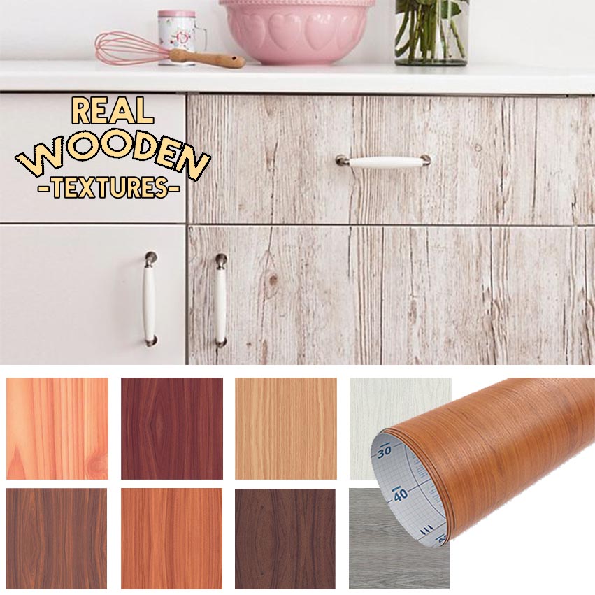 Pellicola adesiva effetto legno al metro (1,99€) per impiallacciare mobili porte tavoli - Eternal Parquet