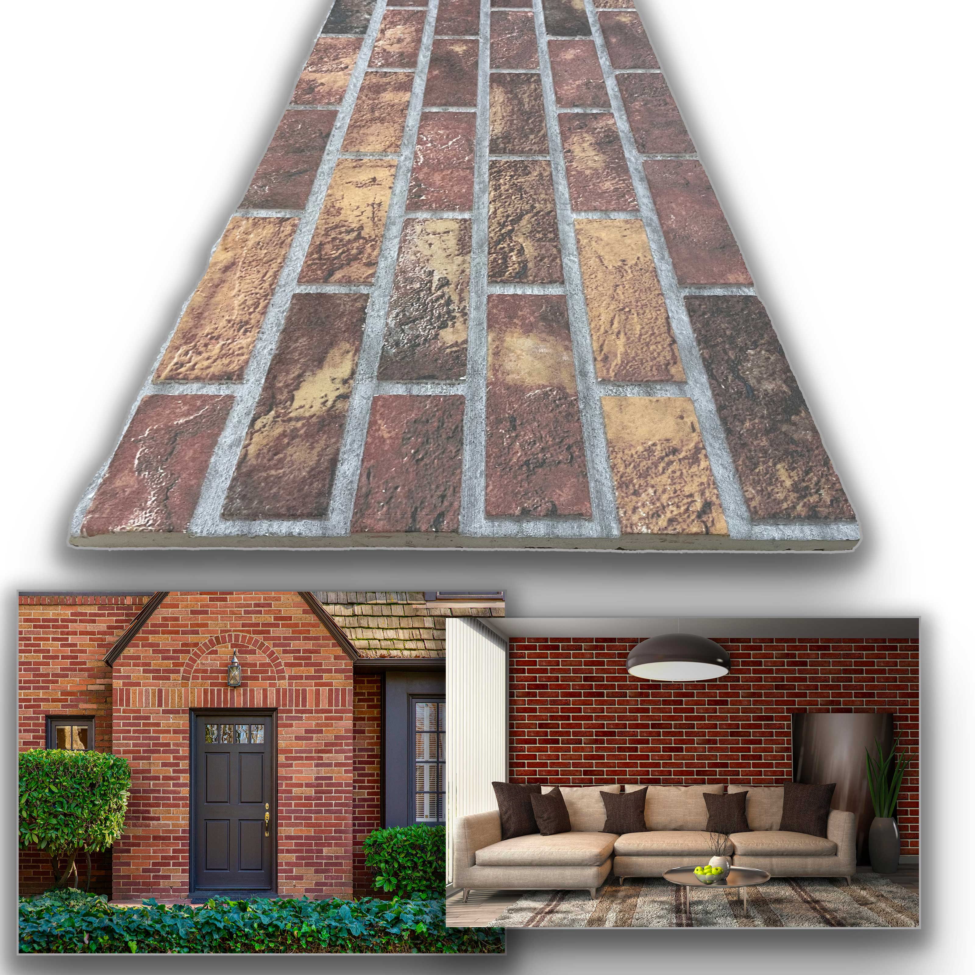 CAPPOTTO esterno - interno isolante in STYROFOAM 3D da 2cm con sabbiatura e malta mattoni Stonalizzati - Eternal Parquet