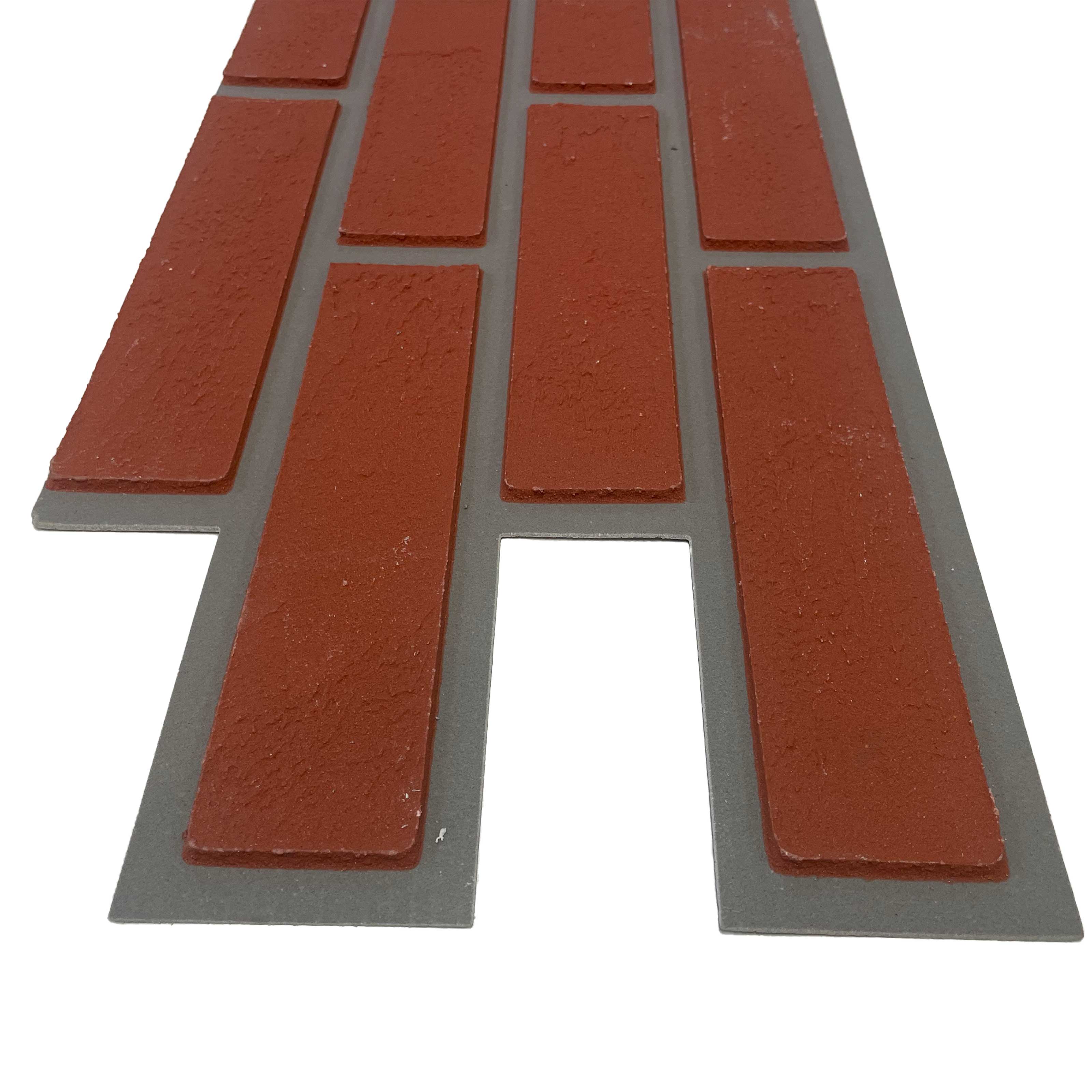 RIVESTIMENTO esterno - interno isolante FLEX 248X770X5mm con mattoni ROSSI Ultrarealistici - Eternal Parquet