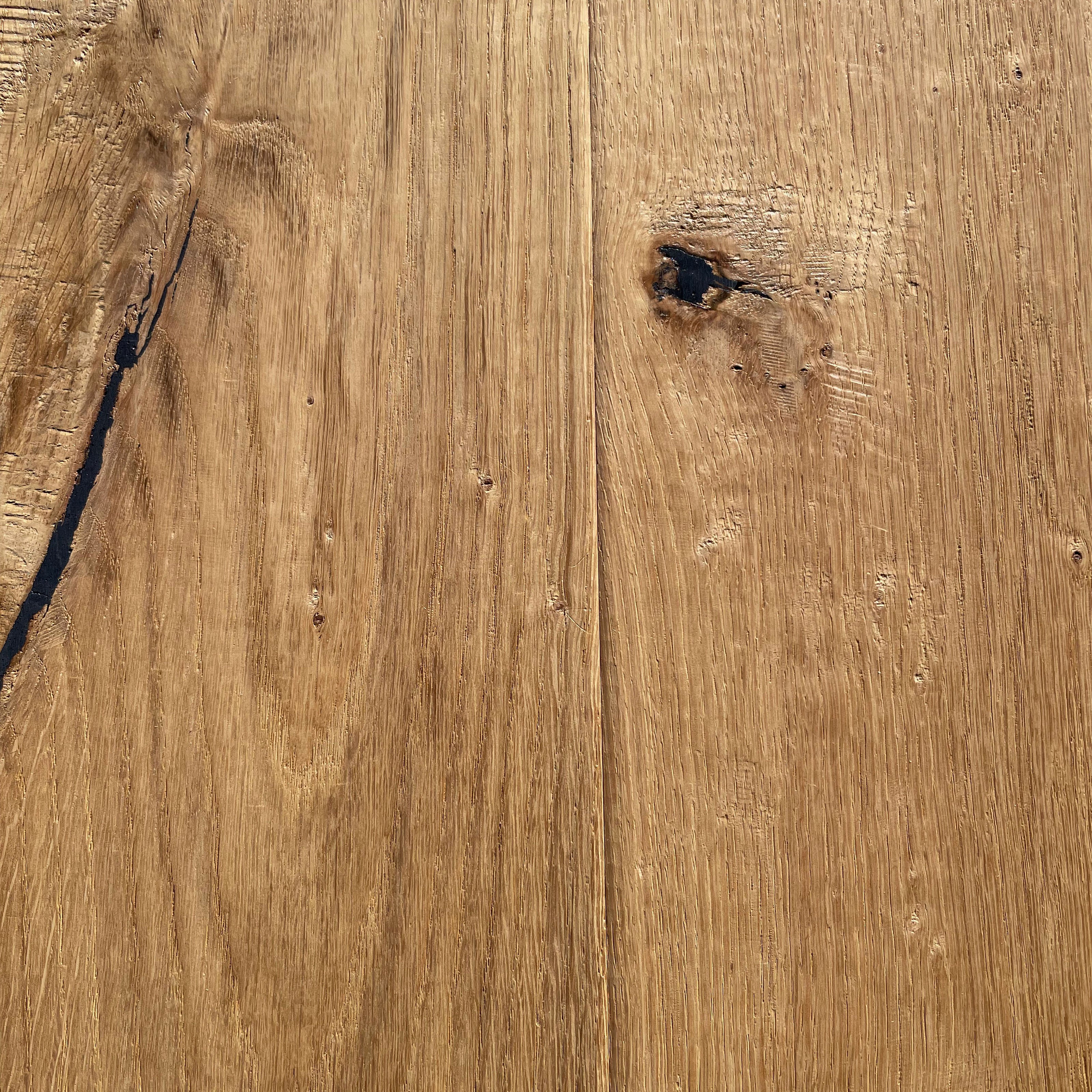 Maxilistone parquet "I MANUFATTI" quercia BIANCA Olio/Cera 12x158x600/1830 piallata e bisellata a mano - Eternal Parquet