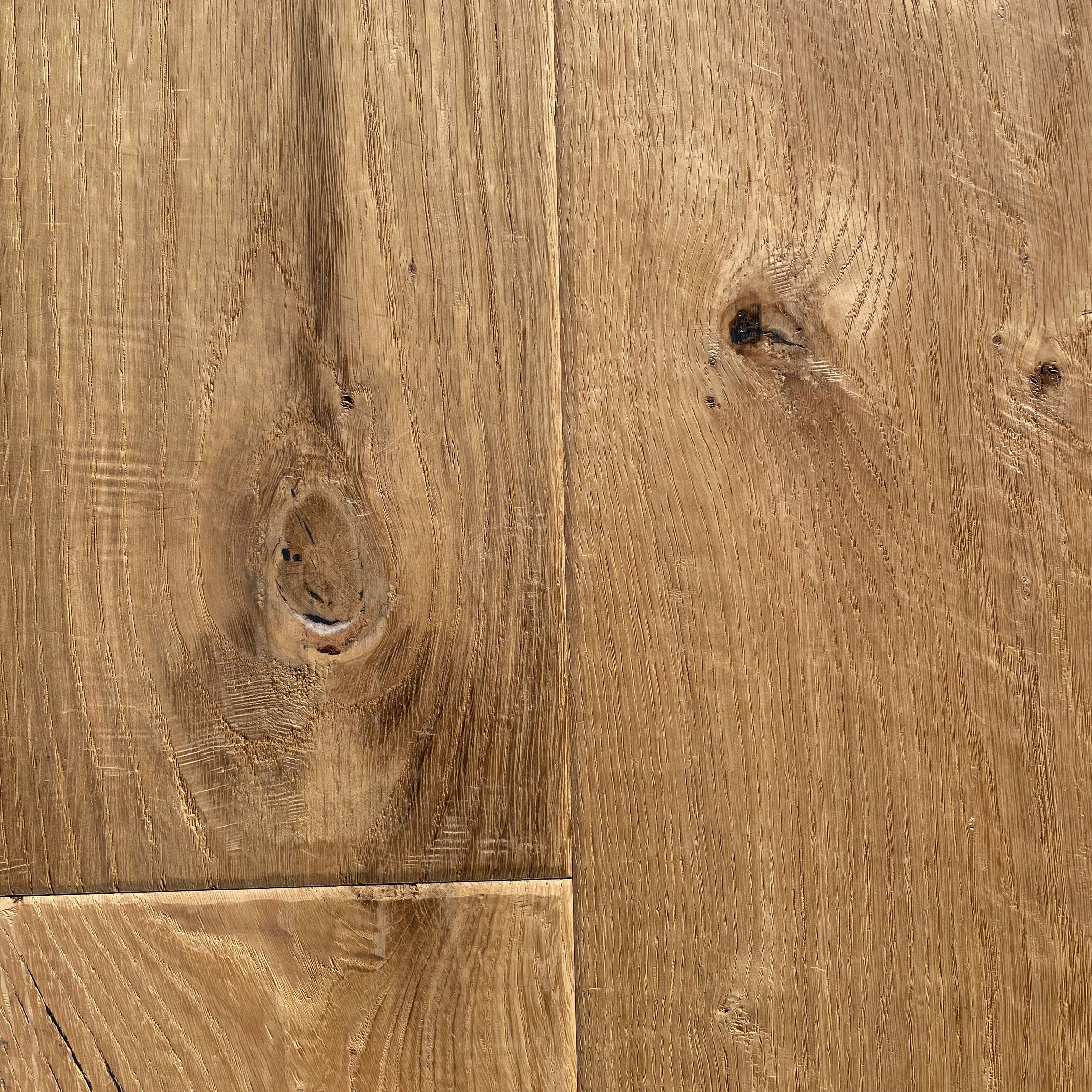 Maxilistone parquet "I MANUFATTI" quercia BIANCA Olio/Cera 12x158x600/1830 piallata e bisellata a mano - Eternal Parquet