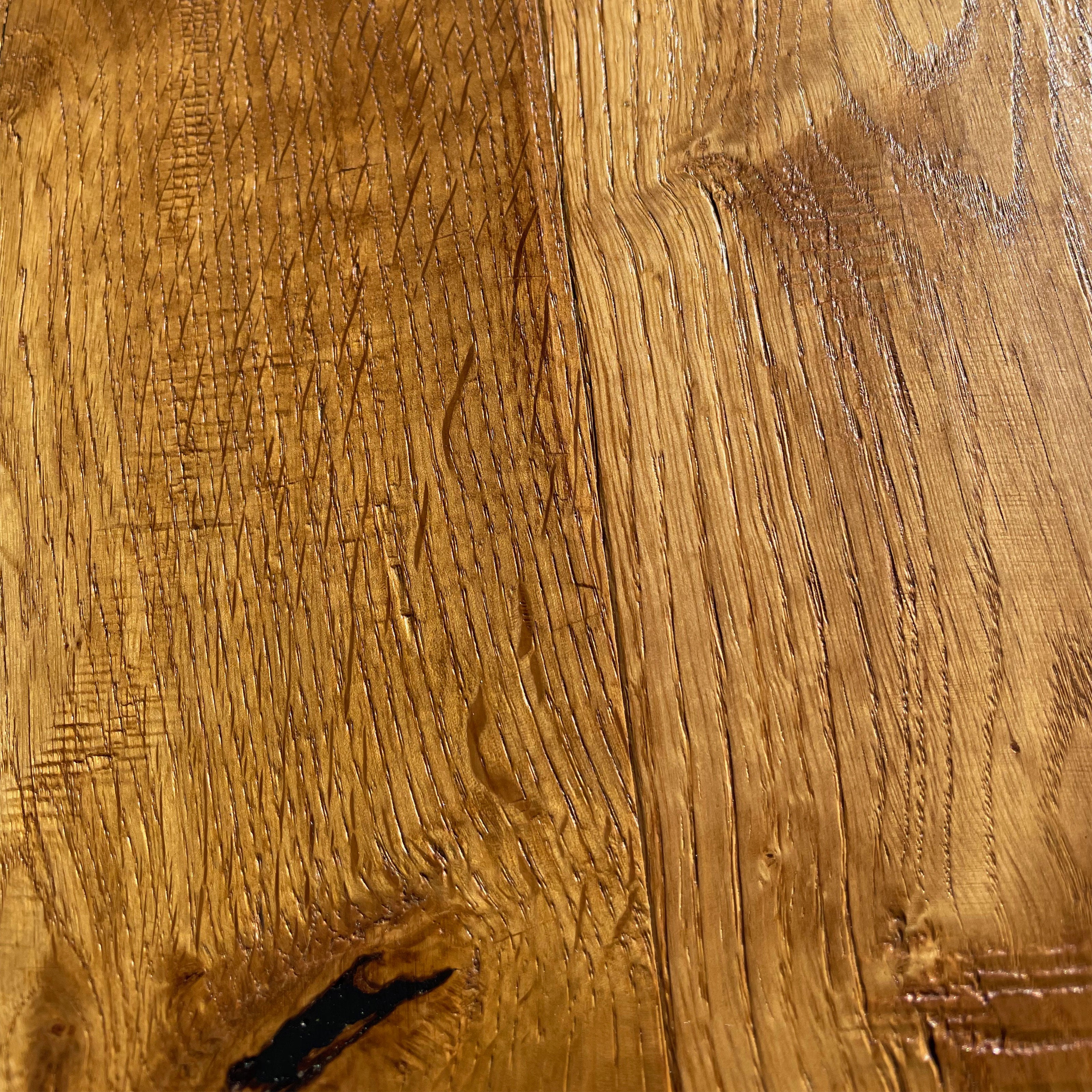 Maxilistone parquet "I MANUFATTI" quercia MIELE Olio/Cera 12x158x600/1830 piallata e bisellata a mano - Eternal Parquet