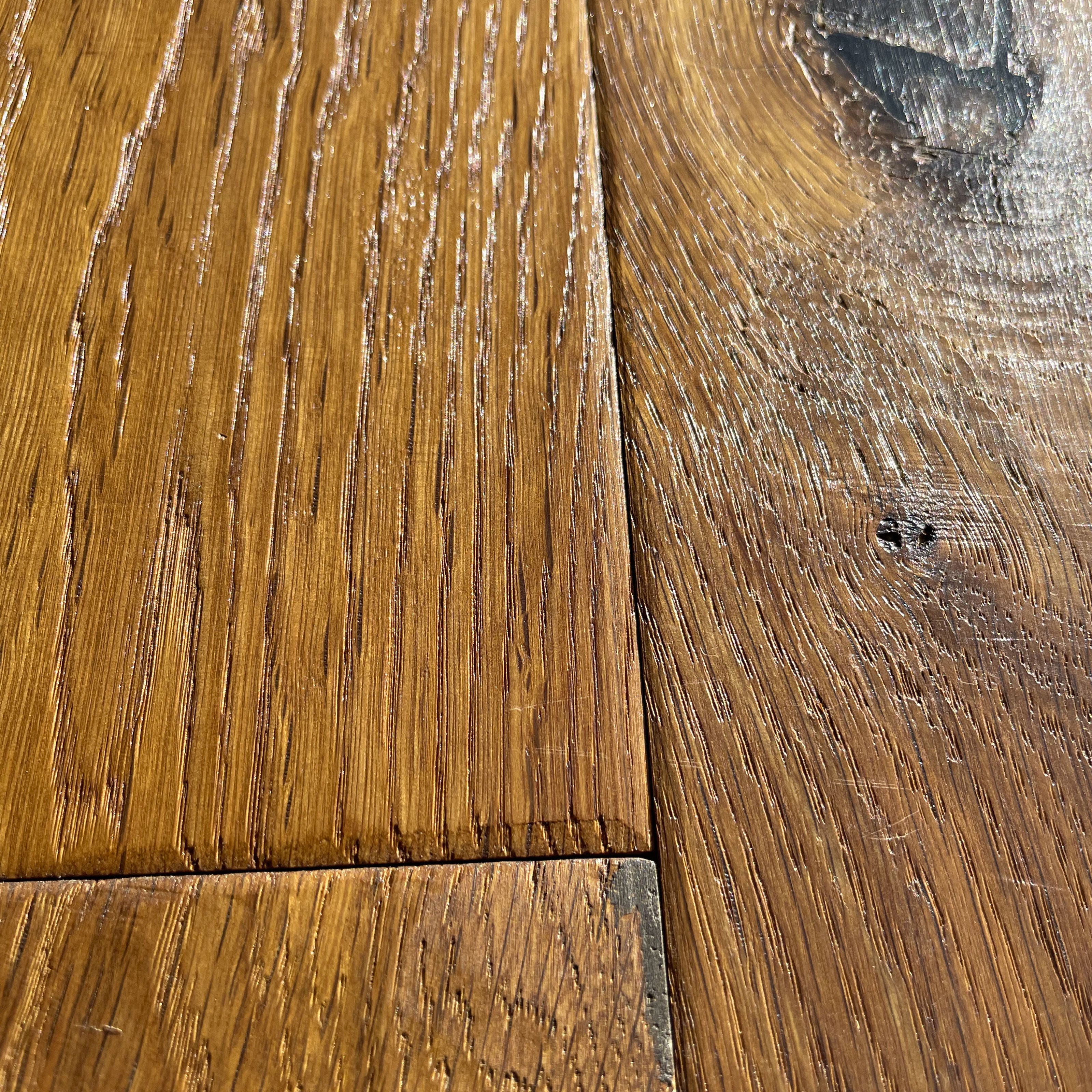 Maxilistone parquet "I MANUFATTI" quercia Thermo Olio/Cera 12x158x600/1830 piallata e bisellata a mano - Eternal Parquet