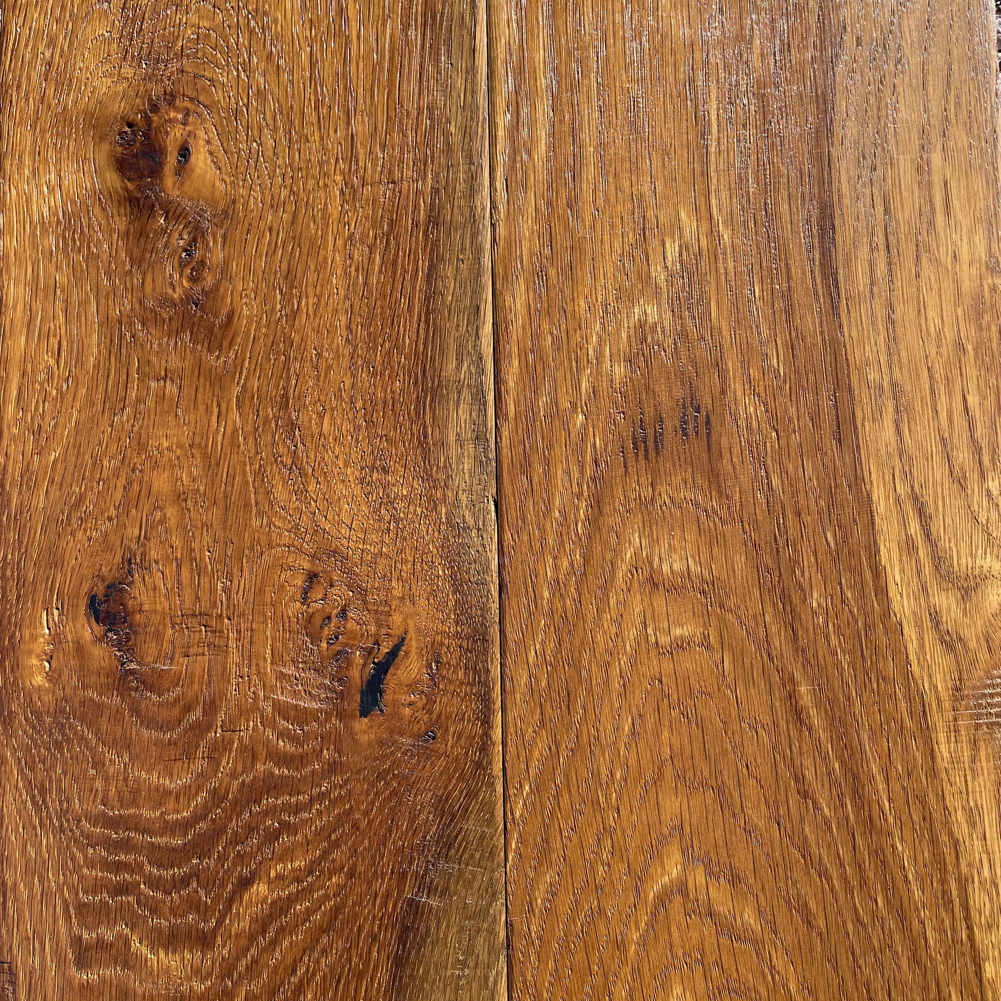 Maxilistone parquet "I MANUFATTI" quercia Thermo Olio/Cera 12x158x600/1830 piallata e bisellata a mano - Eternal Parquet