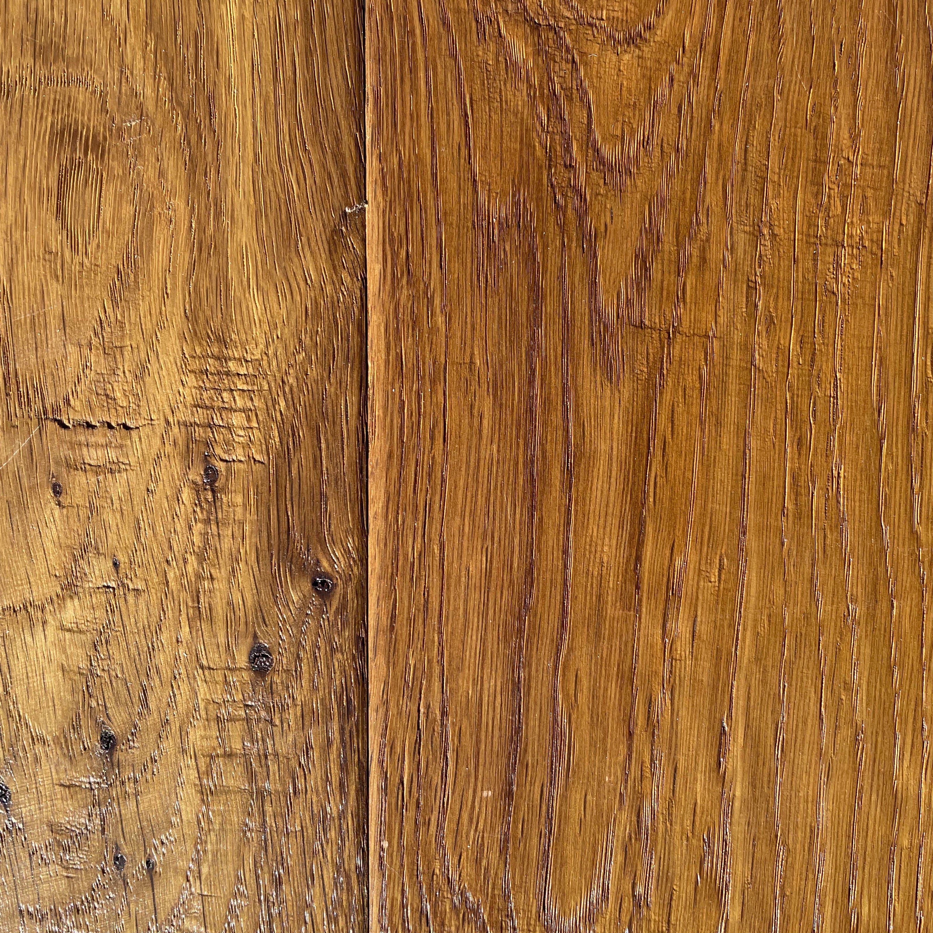 Maxilistone parquet "I MANUFATTI" quercia Thermo Olio/Cera 12x158x600/1830 piallata e bisellata a mano - Eternal Parquet