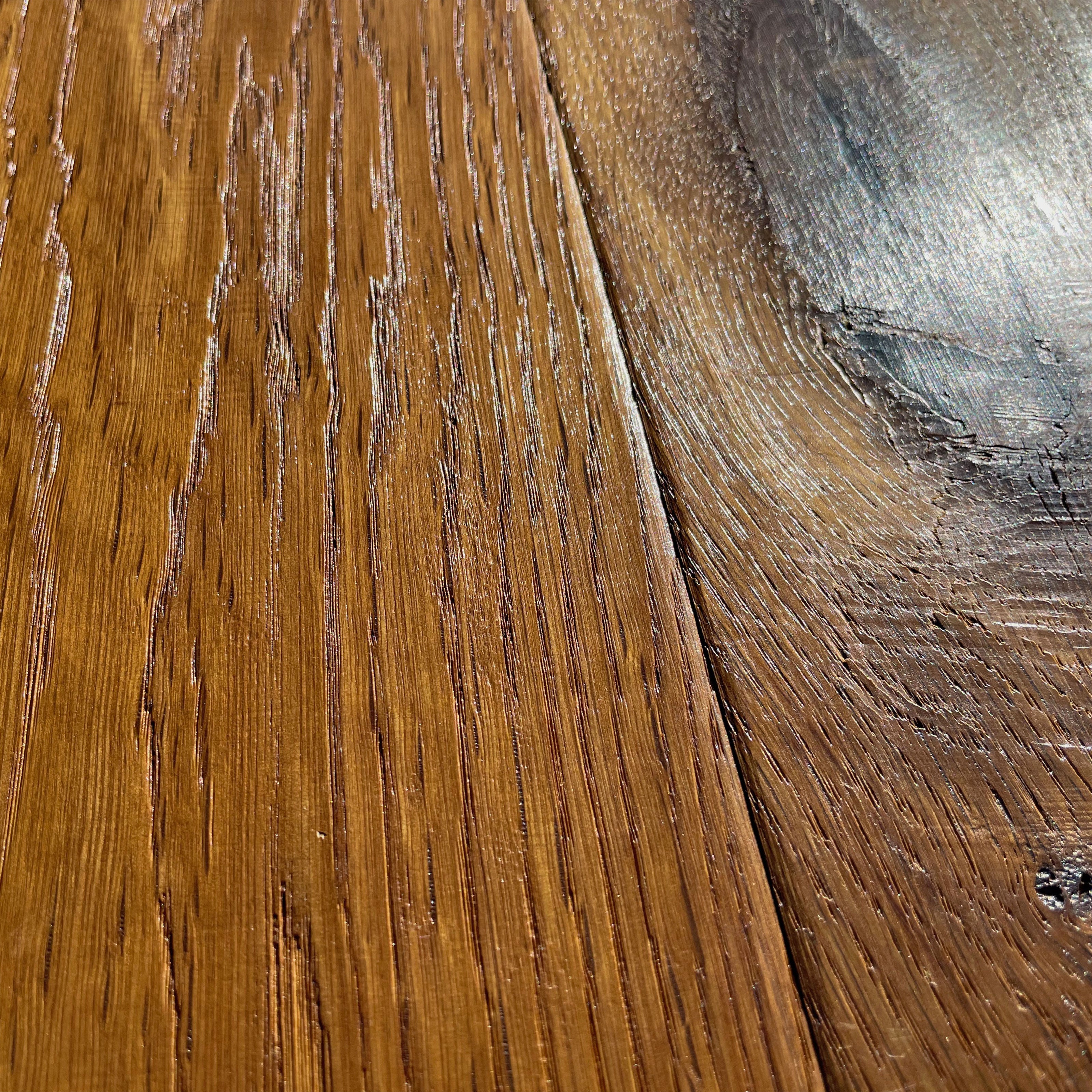 Maxilistone parquet "I MANUFATTI" quercia Thermo Olio/Cera 12x158x600/1830 piallata e bisellata a mano - Eternal Parquet