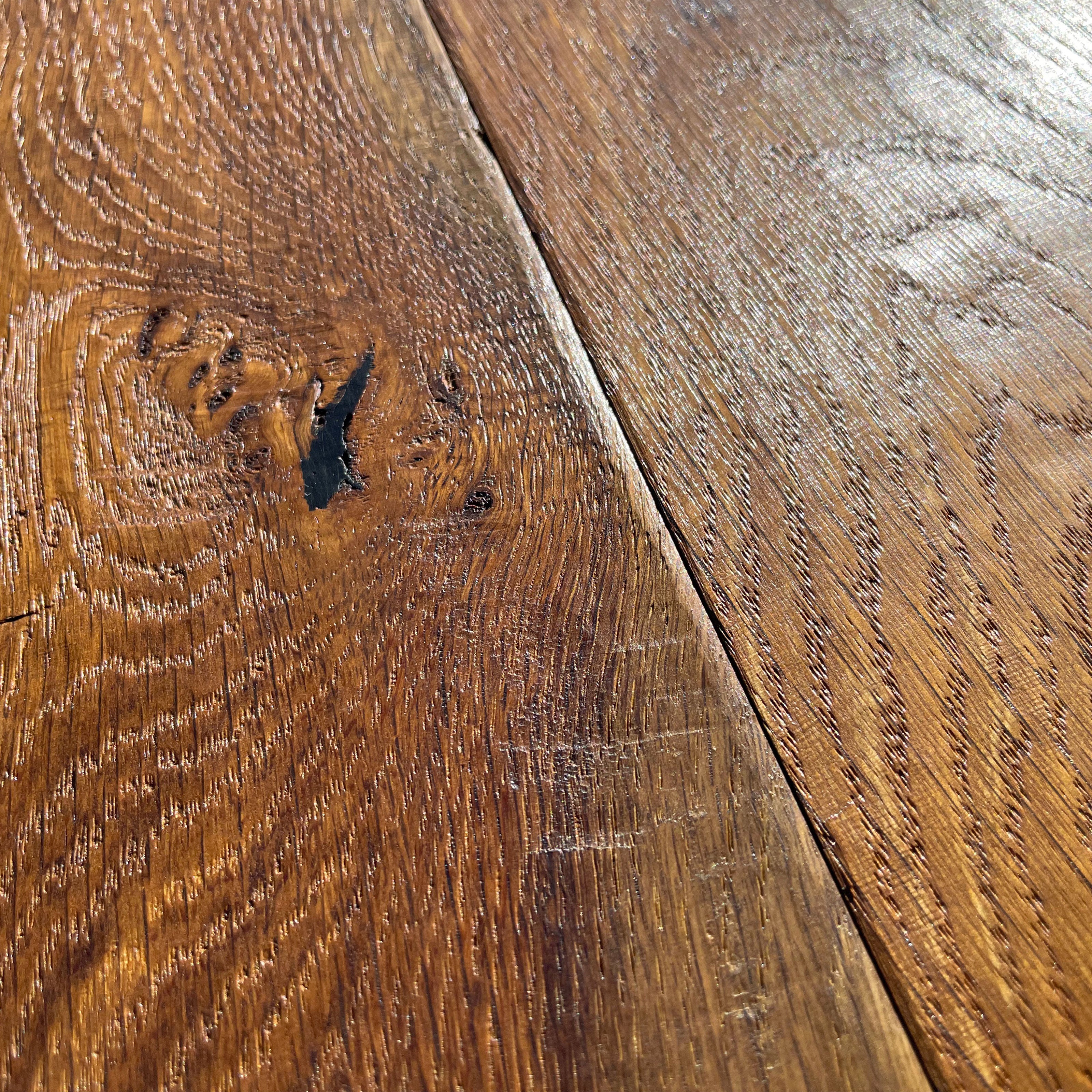 Maxilistone parquet "I MANUFATTI" quercia Thermo Olio/Cera 12x158x600/1830 piallata e bisellata a mano - Eternal Parquet