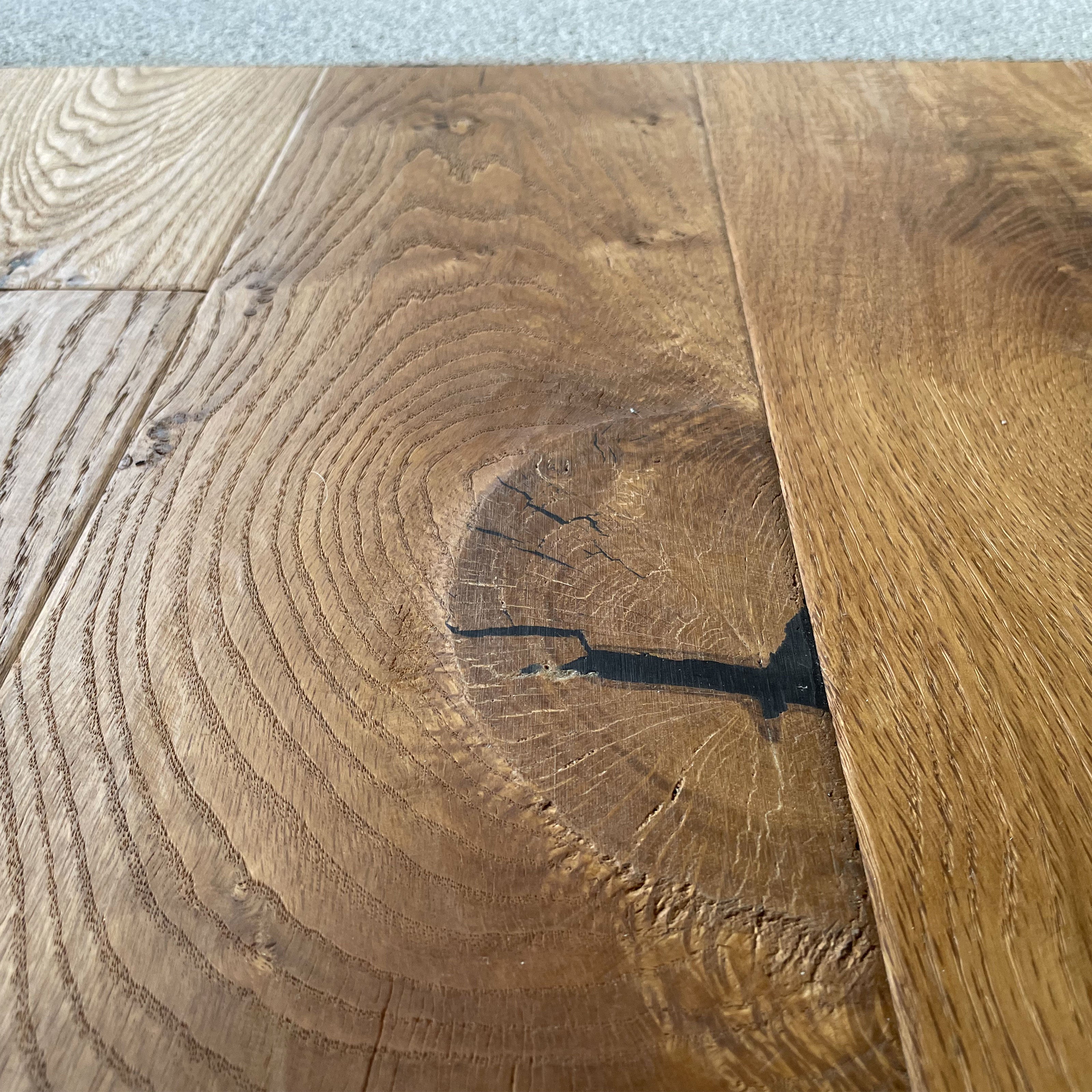 Maxilistone parquet "I MANUFATTI" quercia Thermo Olio/Cera 12x158x600/1830 piallata e bisellata a mano - Eternal Parquet