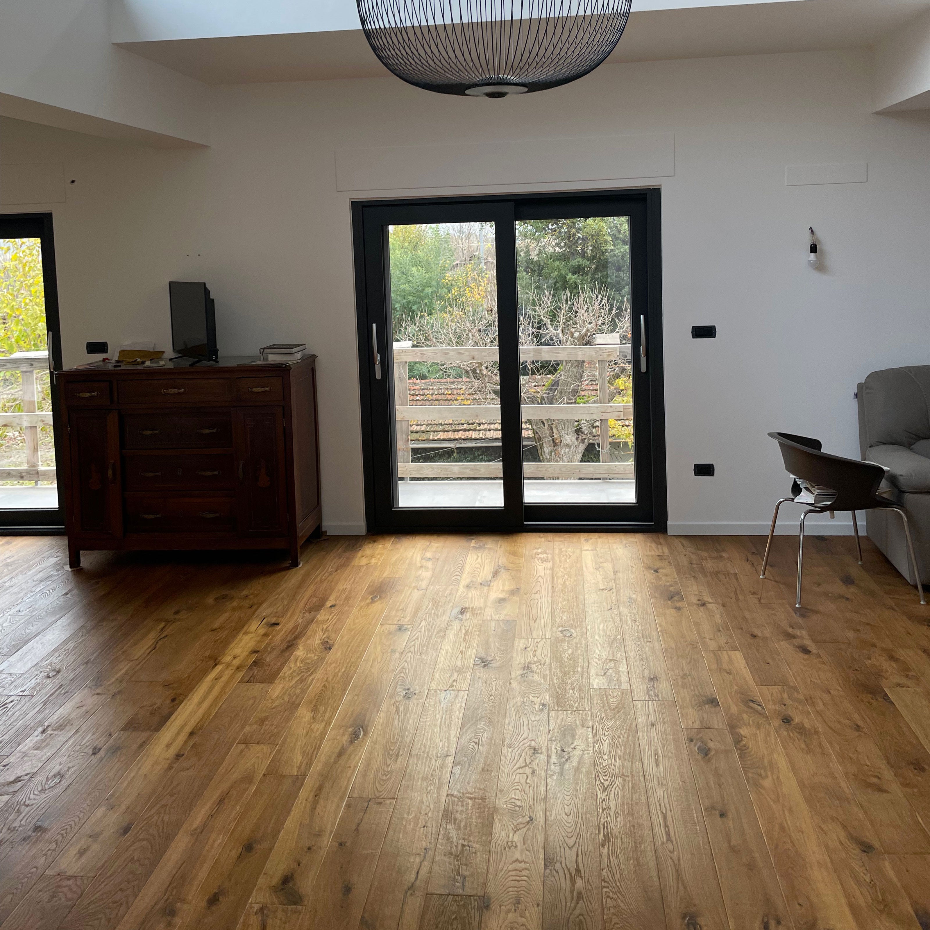 Maxilistone parquet "I MANUFATTI" quercia Thermo Olio/Cera 12x158x600/1830 piallata e bisellata a mano - Eternal Parquet