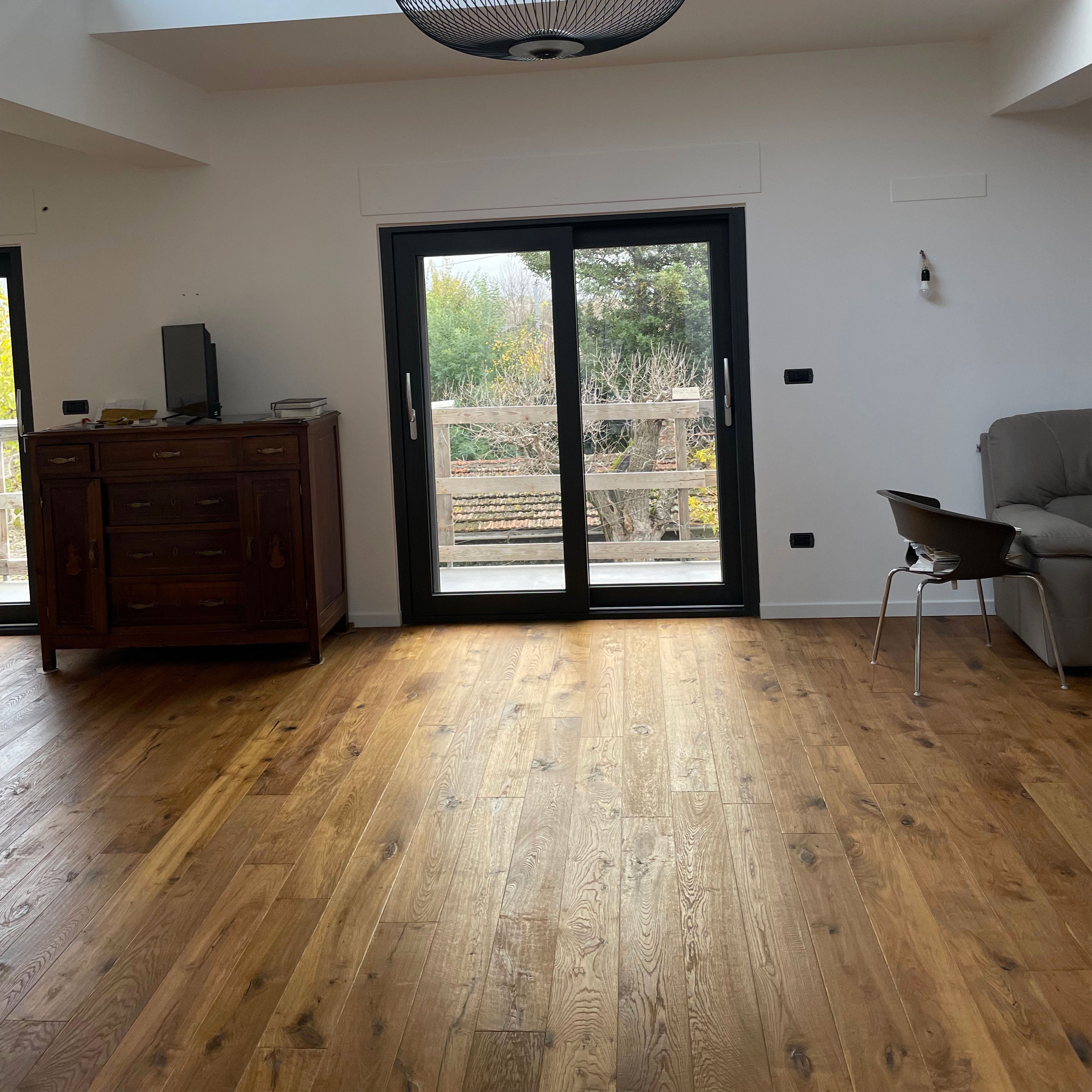 Maxilistone parquet "I MANUFATTI" quercia Thermo Olio/Cera 12x158x600/1830 piallata e bisellata a mano - Eternal Parquet