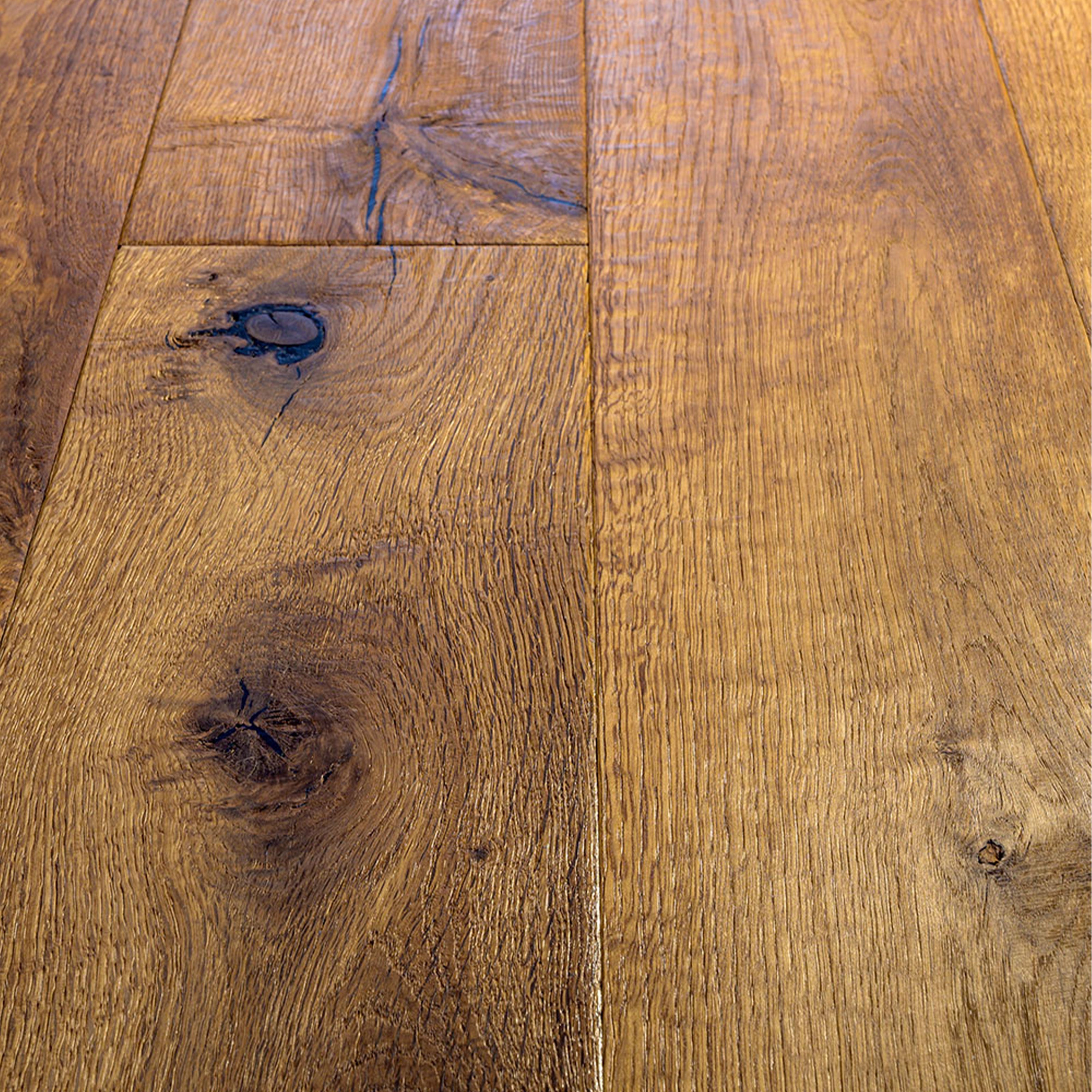 Maxilistone parquet "I MANUFATTI" quercia Thermo Olio/Cera 12x158x600/1830 piallata e bisellata a mano - Eternal Parquet