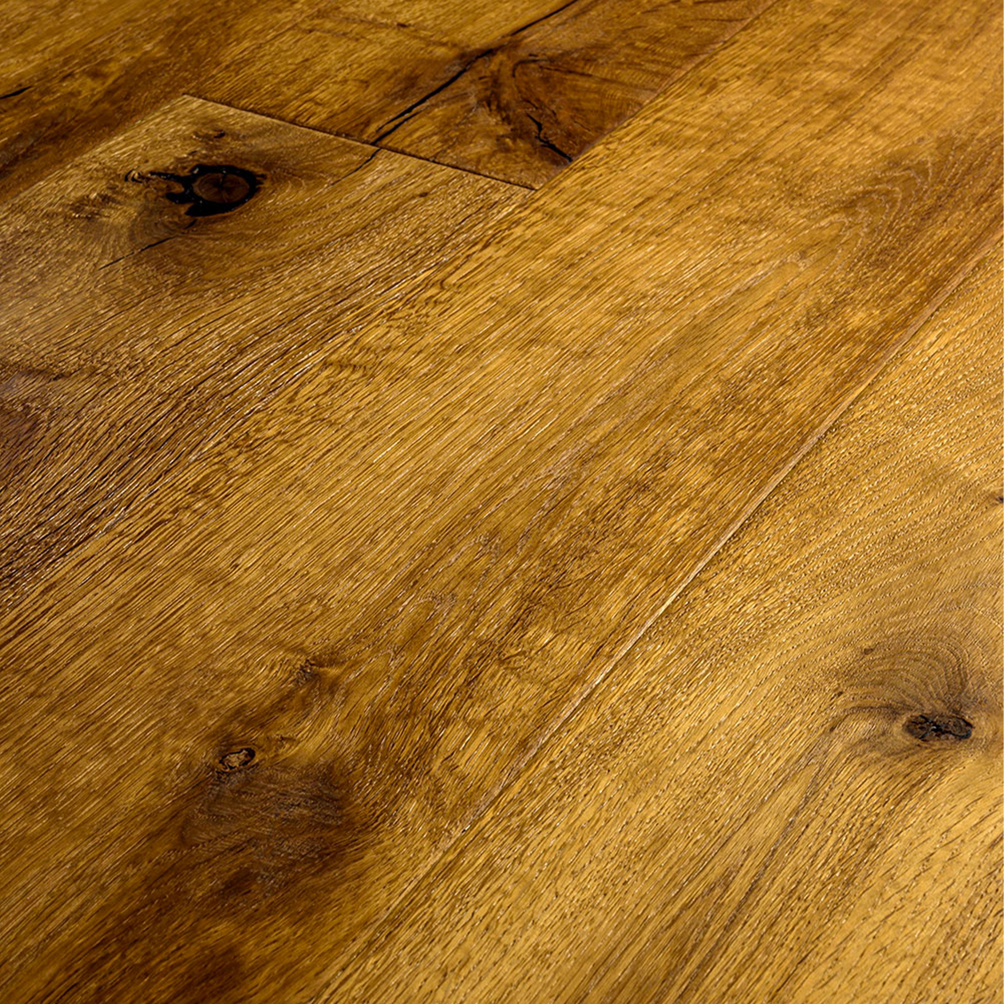 Maxilistone parquet "I MANUFATTI" quercia Thermo Olio/Cera 12x158x600/1830 piallata e bisellata a mano - Eternal Parquet