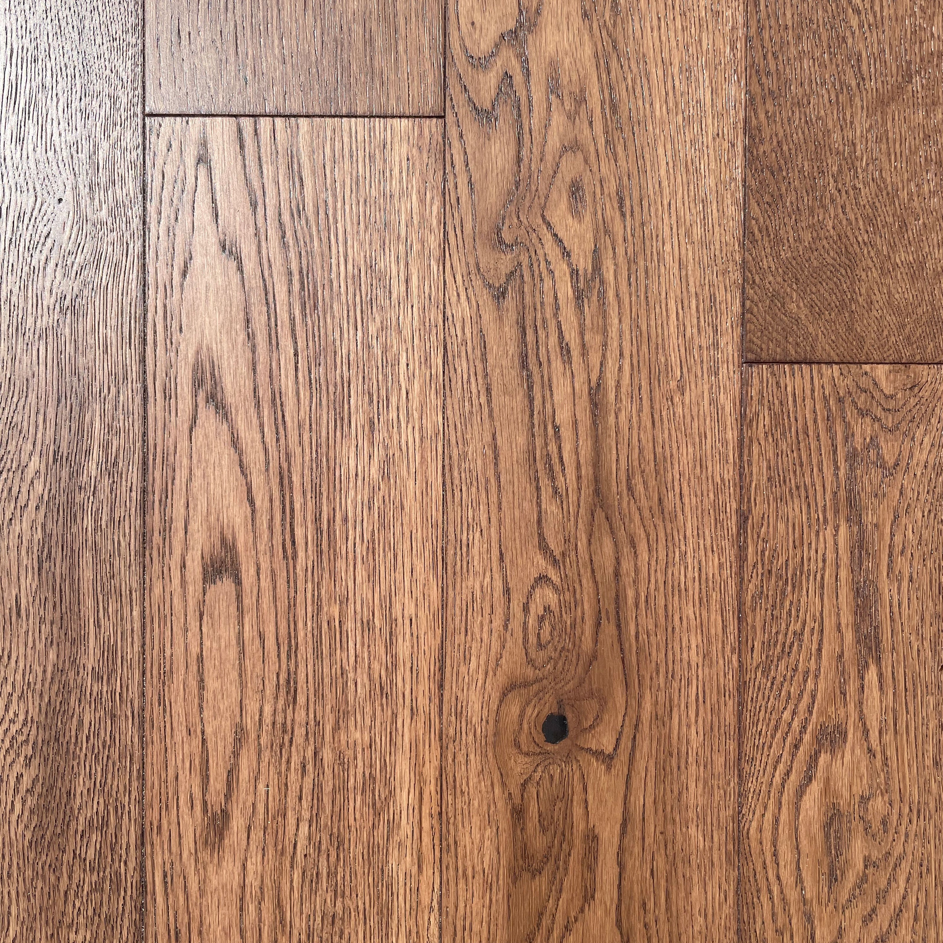 Pavimento in legno di rovere prefinito verniciato spazz. 10x125x900 linea PLANET mod. CANYON - Eternal Parquet