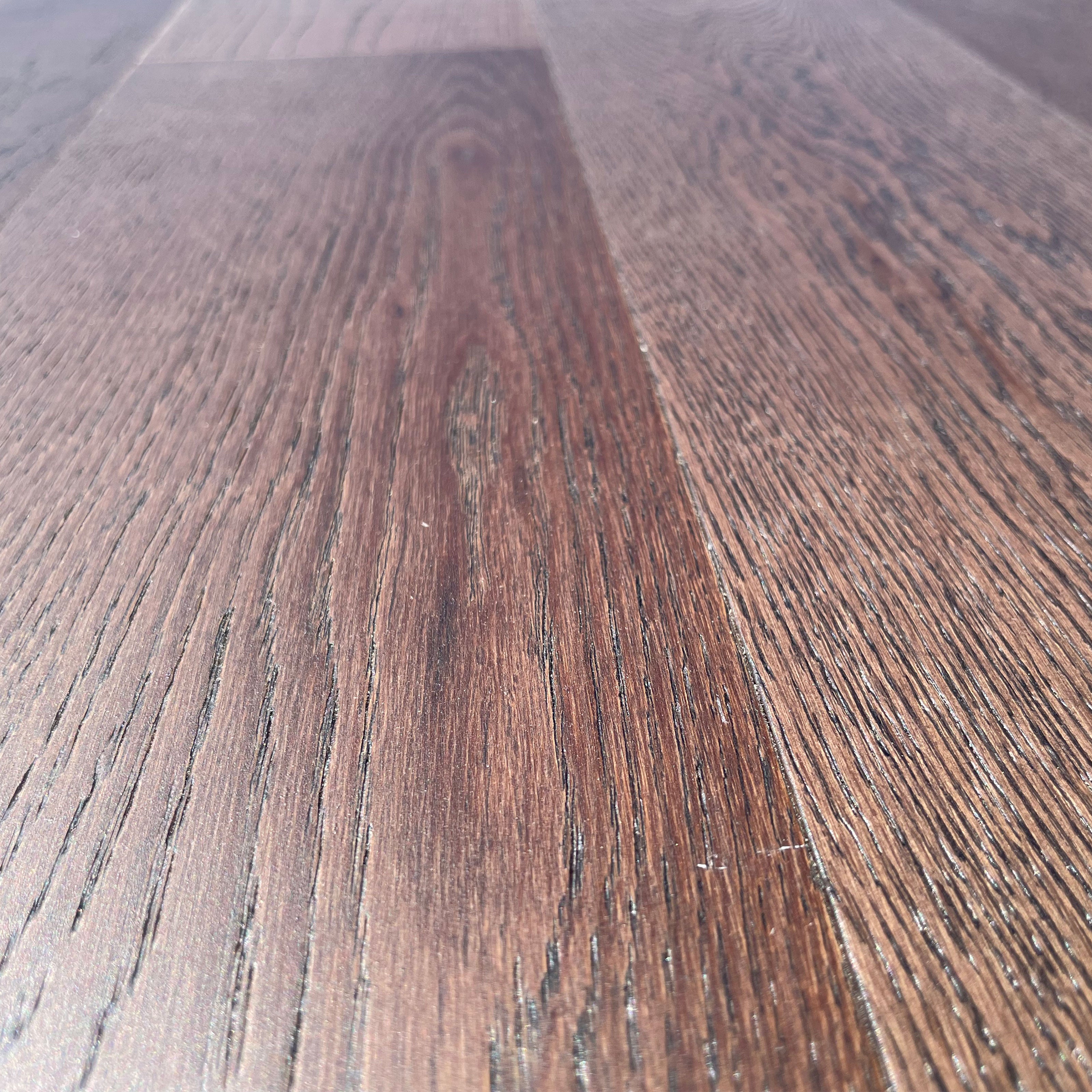 Pavimento in legno di rovere prefinito verniciato spazz. 10x125x900 linea PLANET mod. CAVES - Eternal Parquet