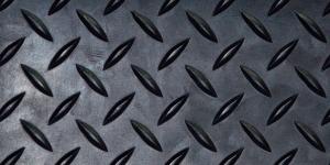 Pavimento ROMBI in gomma (EU) nero ANTISCIVOLO di alta qualità, altezza 130cm spess. mm3 - Eternal Parquet