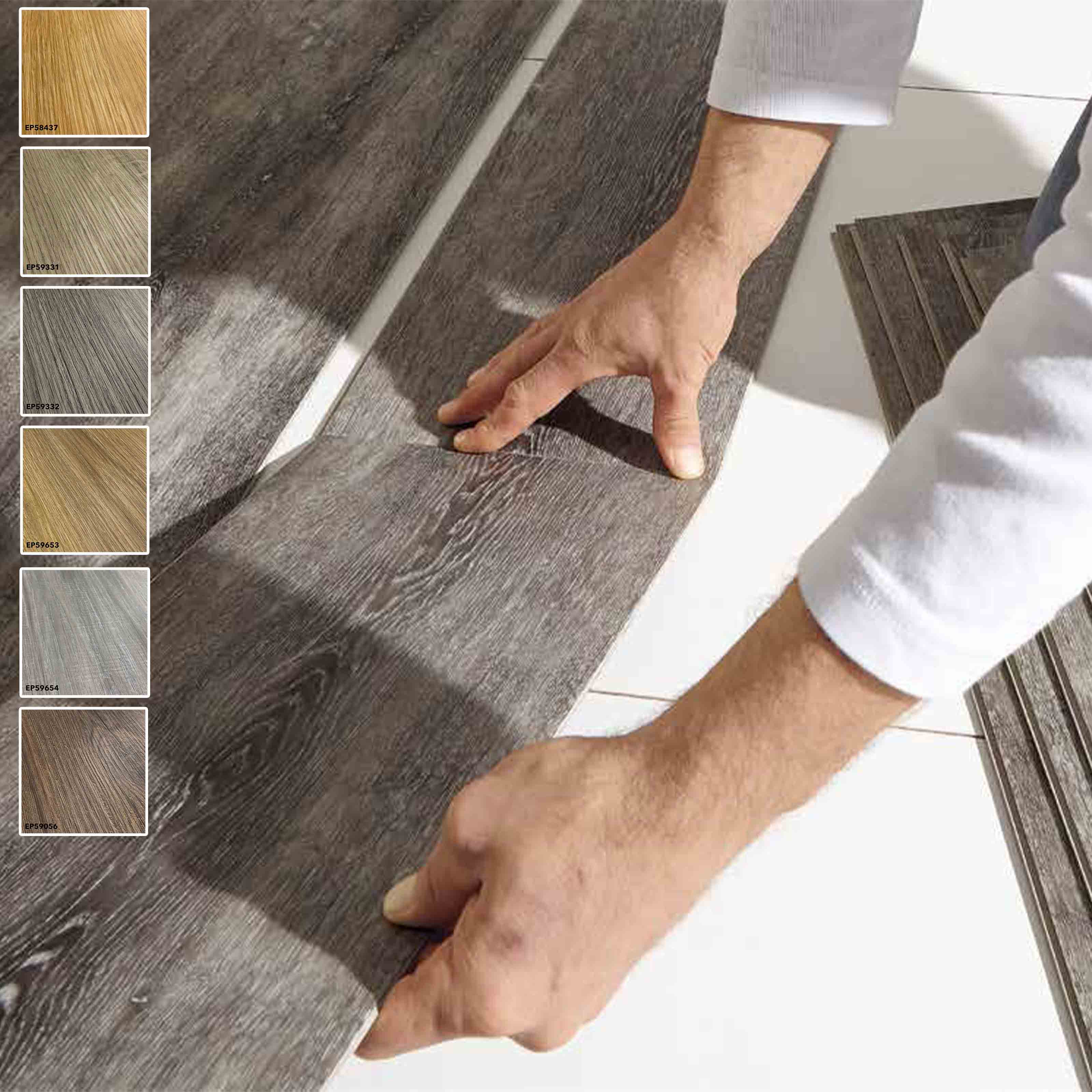 Pavimento E-SPC 180x1220x5mm Click mineral con supporto in Sughero Flottante o incollato - Eternal Parquet