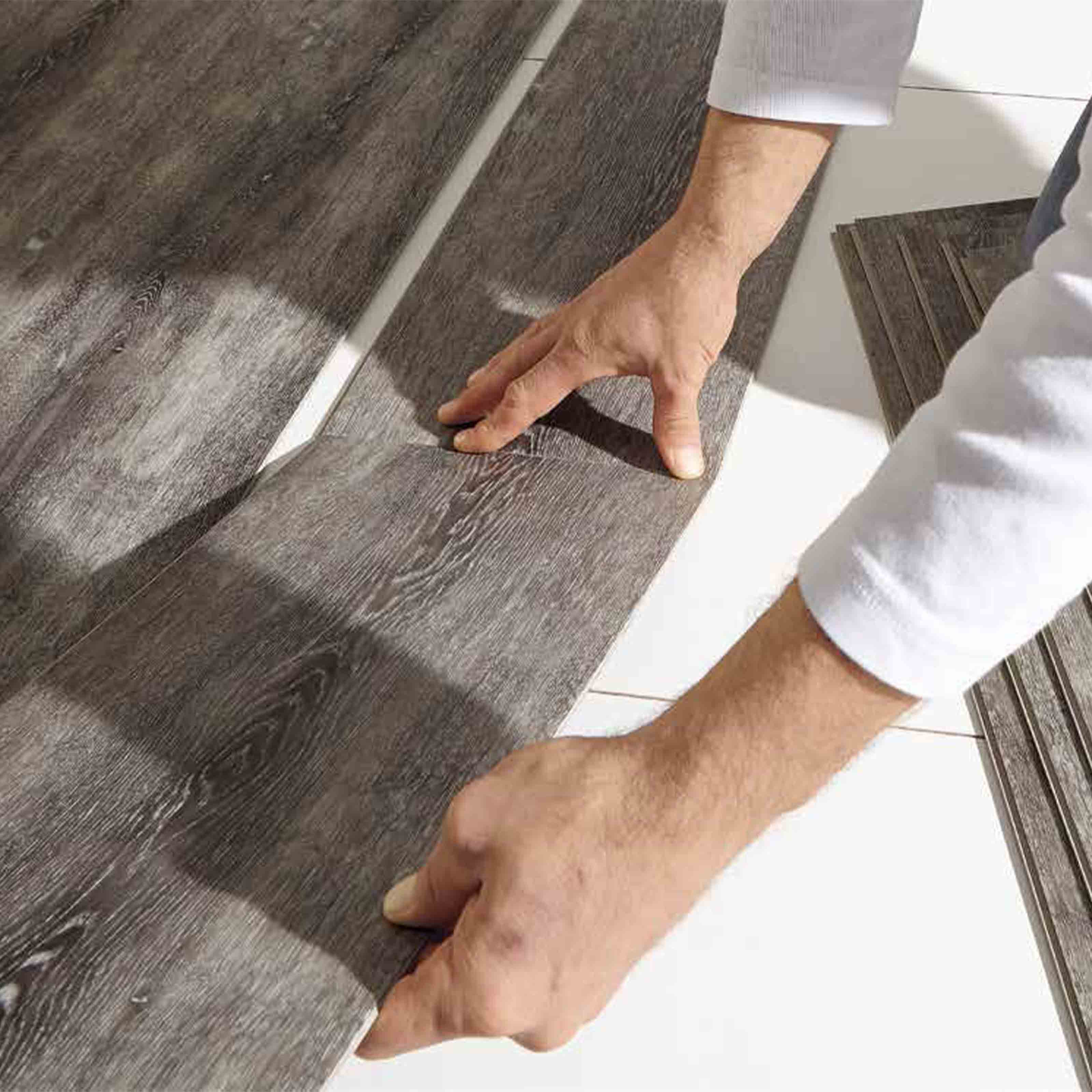 Pavimento E-SPC 180x1220x5mm Click mineral con supporto in Sughero Flottante o incollato - Eternal Parquet