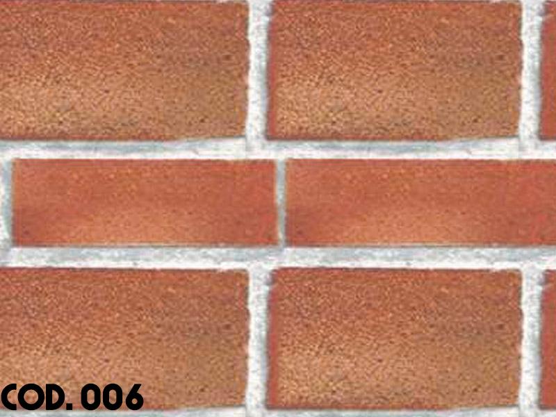 Rotolo di plastica adesiva effetto Mattoni, legno, pietre 15mt x 45cm per mobili - Eternal Parquet