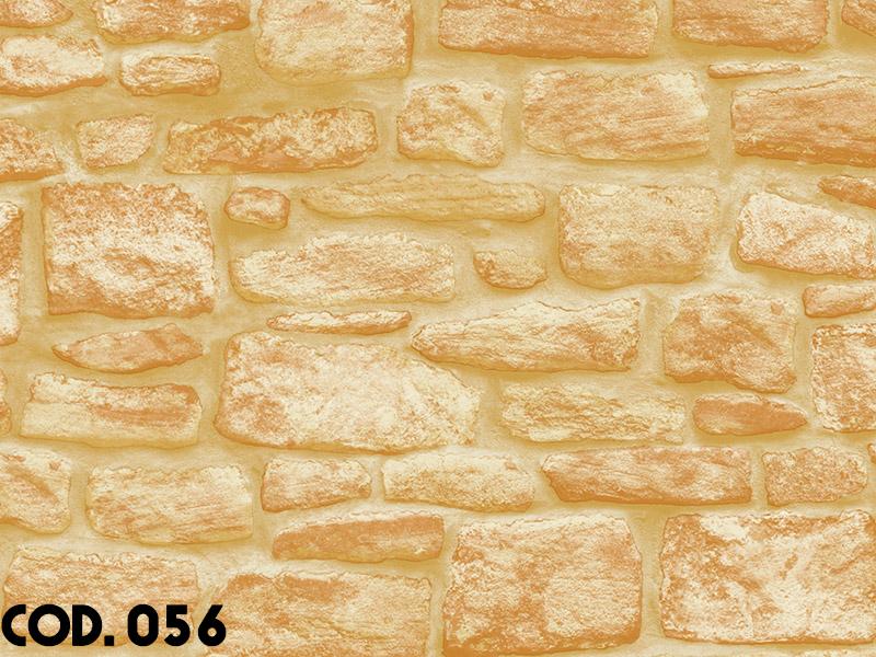 Rotolo di plastica adesiva effetto Mattoni, legno, pietre 15mt x 45cm per mobili - Eternal Parquet