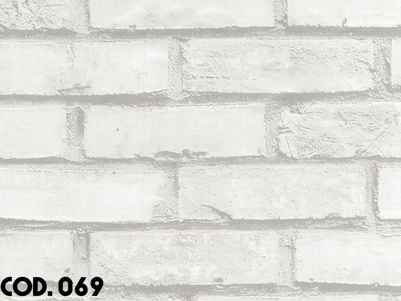 Rotolo di plastica adesiva effetto Mattoni, legno, pietre 15mt x 45cm per mobili - Eternal Parquet