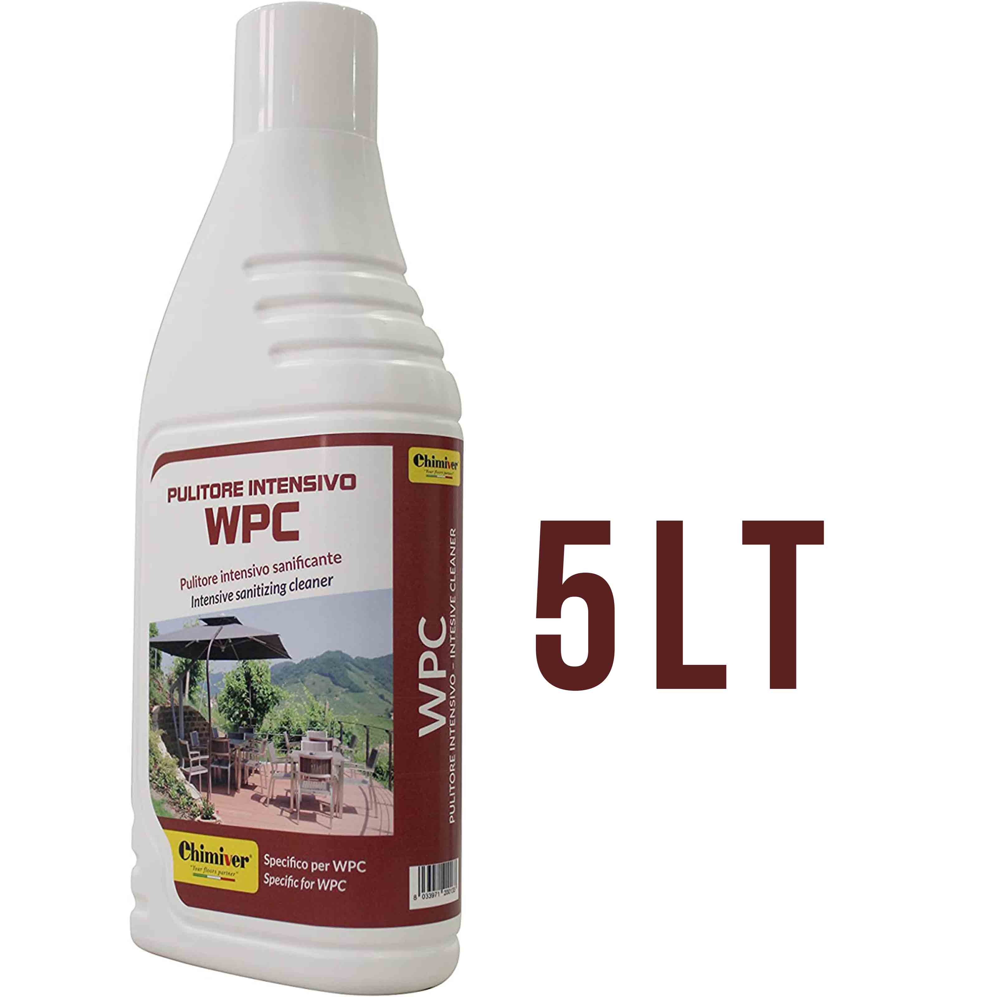 PULITORE INTENSIVO WPC Detergente batterico per pulizia pavimenti 1 - 5 Lt freeshipping - Eternal Parquet
