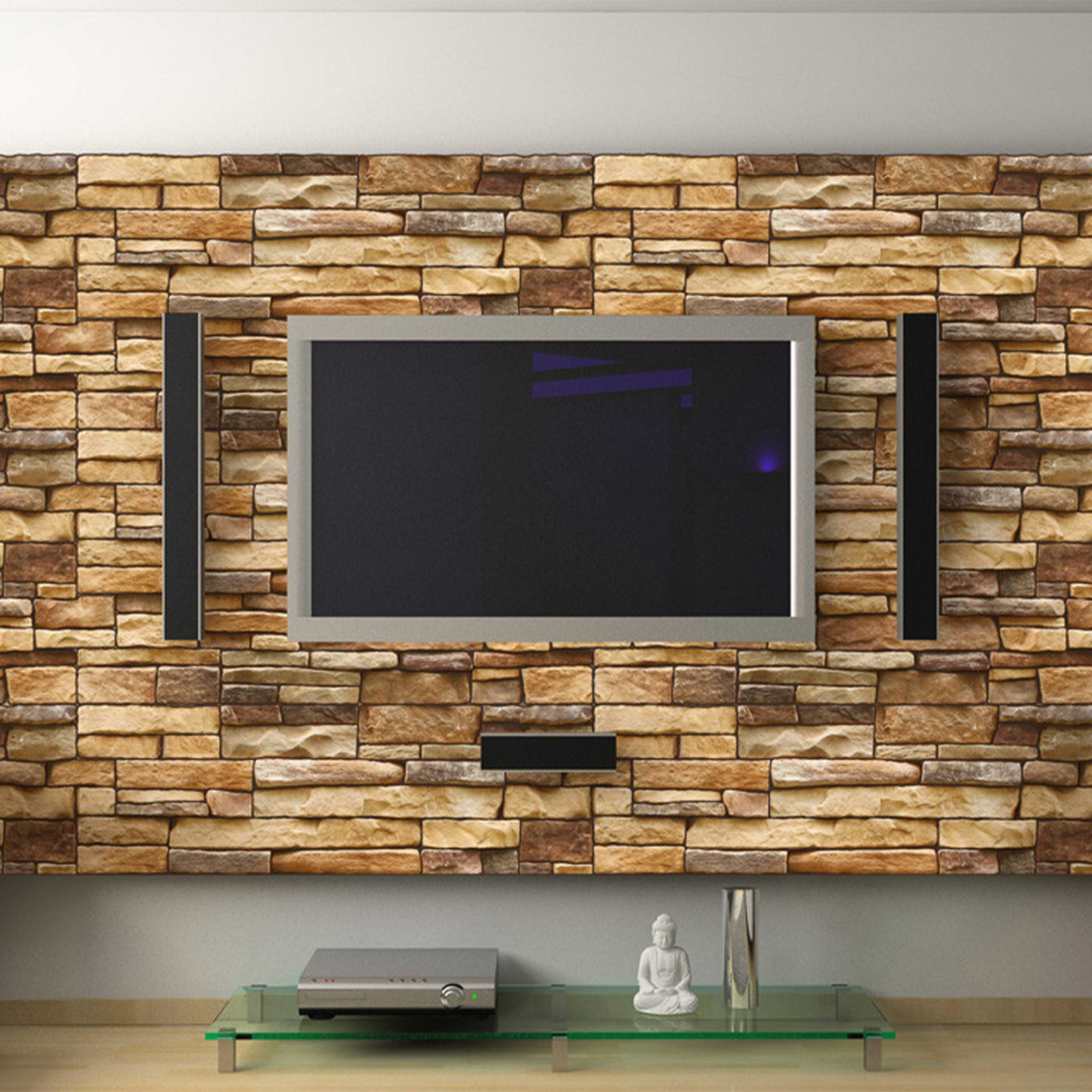 Pannelli 3D Rivestimento a parete in PVC effetto pietra, cementine, Maioliche, legno Realistici e isolanti. Eternal Parquet