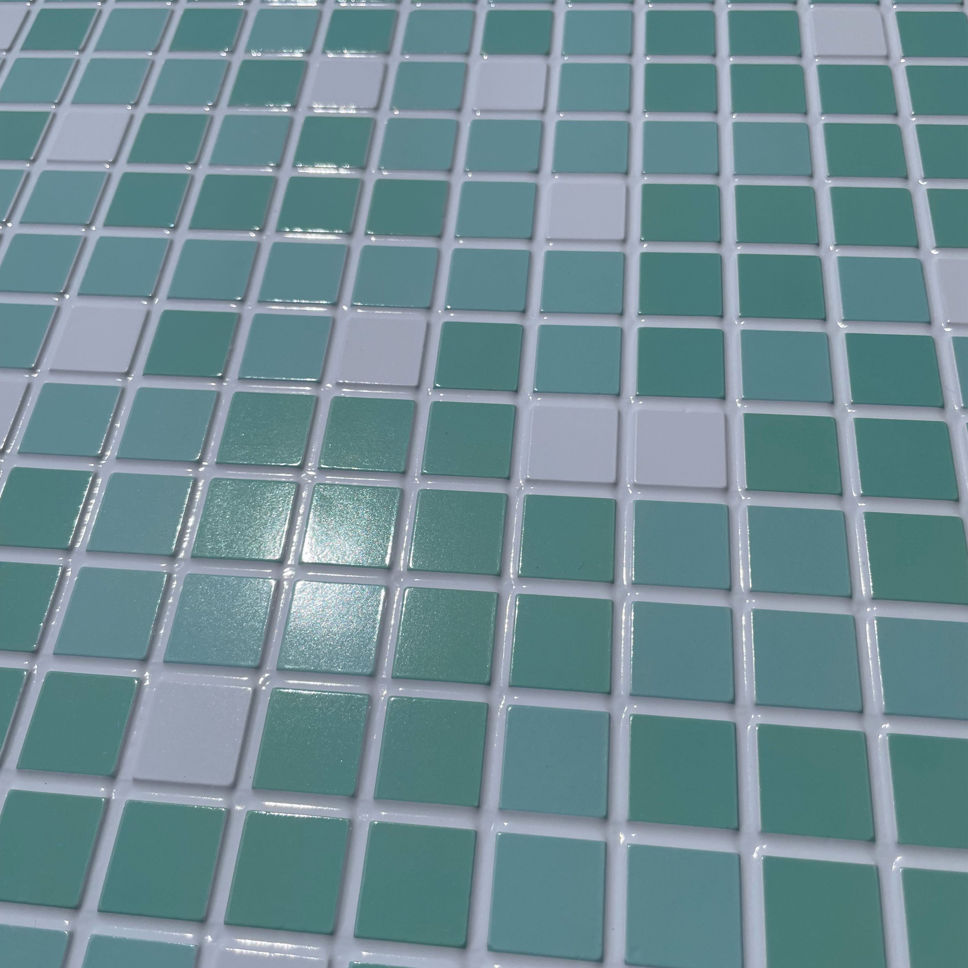 MAXI Pannelli 3D HI-RES Rivestimento a parete in PVC - MOSAICO VERDE- Realistici e isolanti. - Eternal Parquet