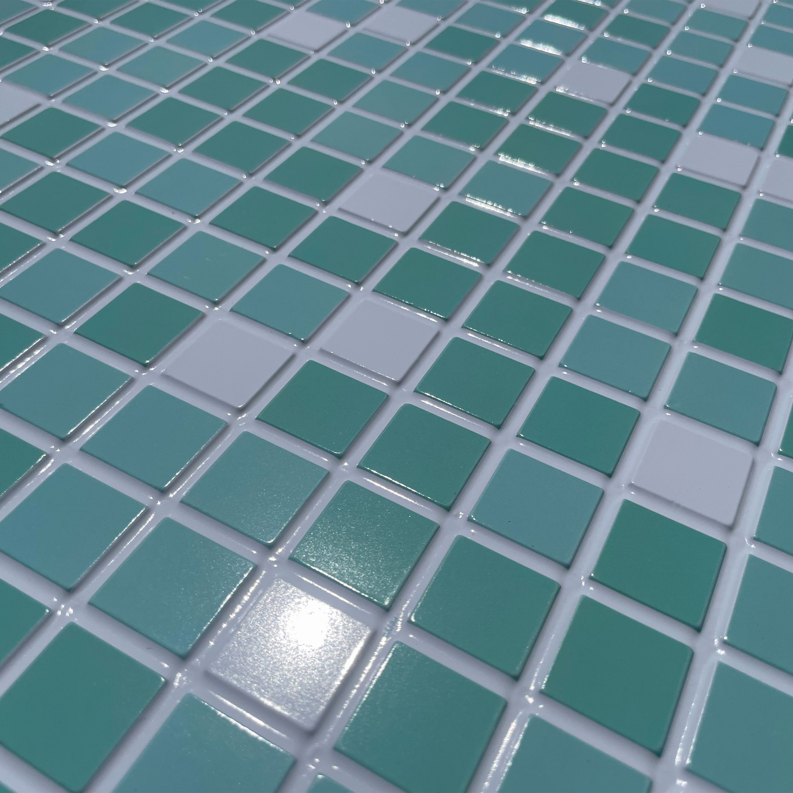 MAXI Pannelli 3D HI-RES Rivestimento a parete in PVC - MOSAICO VERDE- Realistici e isolanti. - Eternal Parquet