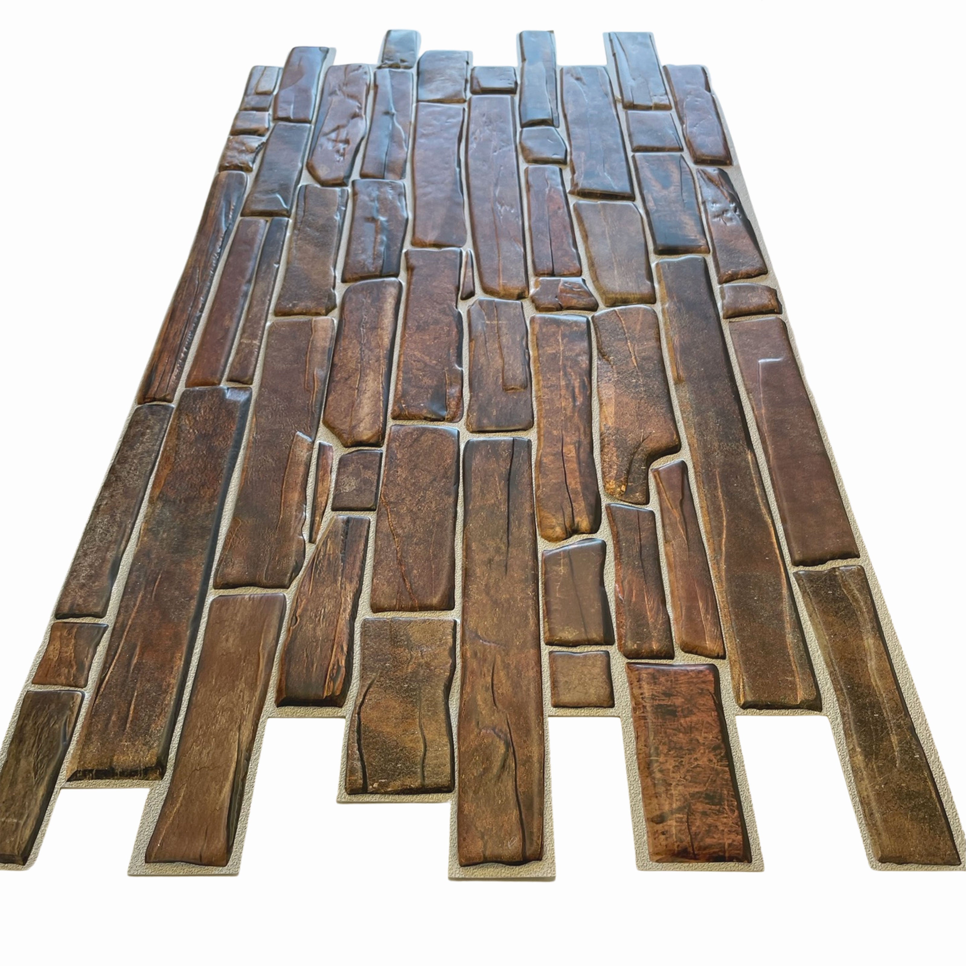 MAXI Pannelli 3D HI-RES Rivestimento a parete in PVC - PIETRA ANTICA- Realistici e isolanti. - Eternal Parquet