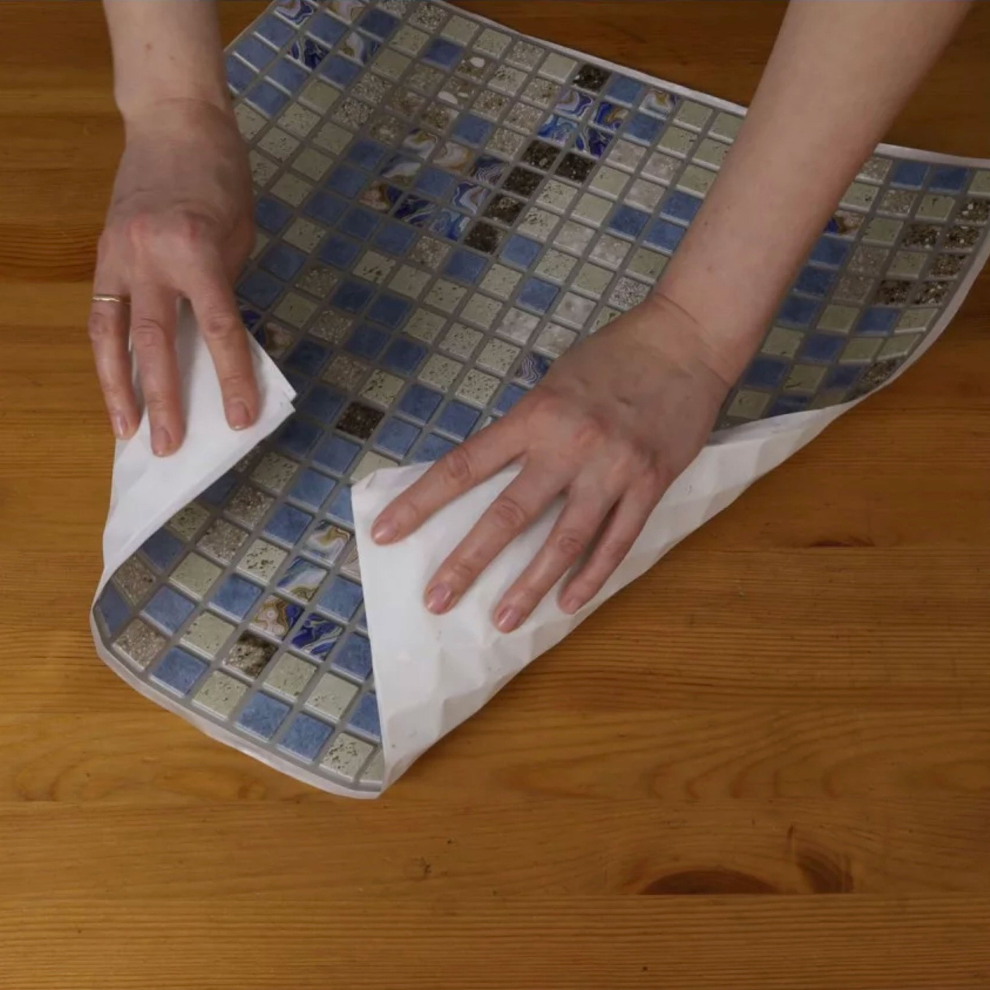 Pannelli 3D "AUTOADESIVI" in PVC GRANIT effetto MOSAICO BAGNO DOCCIA Realistici e isolanti. - Eternal Parquet