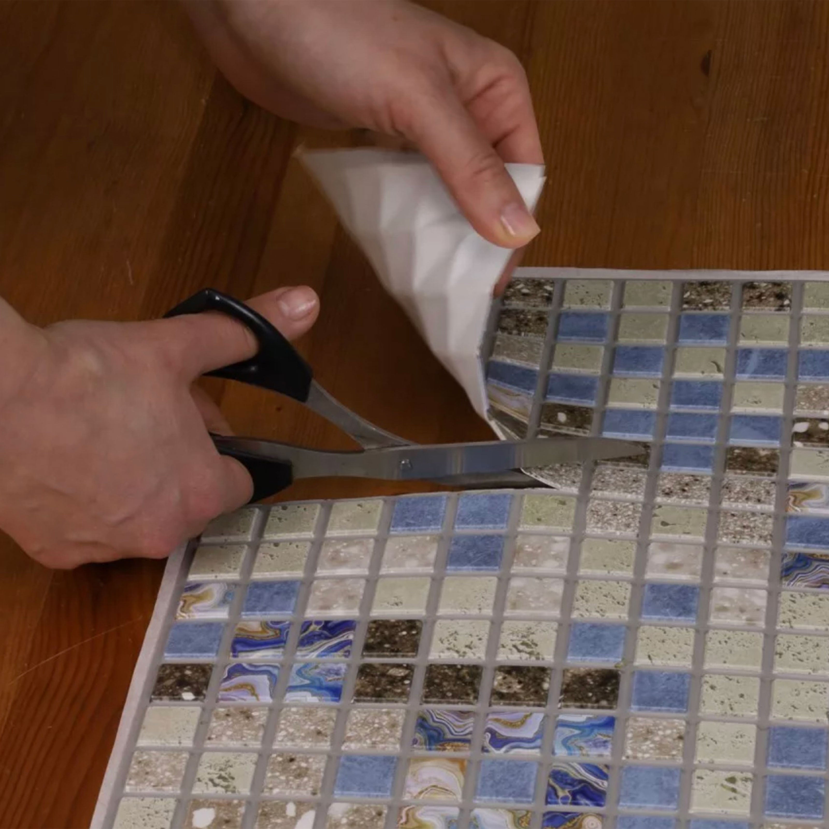 Pannelli 3D "AUTOADESIVI" in PVC GRANIT effetto MOSAICO BAGNO DOCCIA Realistici e isolanti. - Eternal Parquet