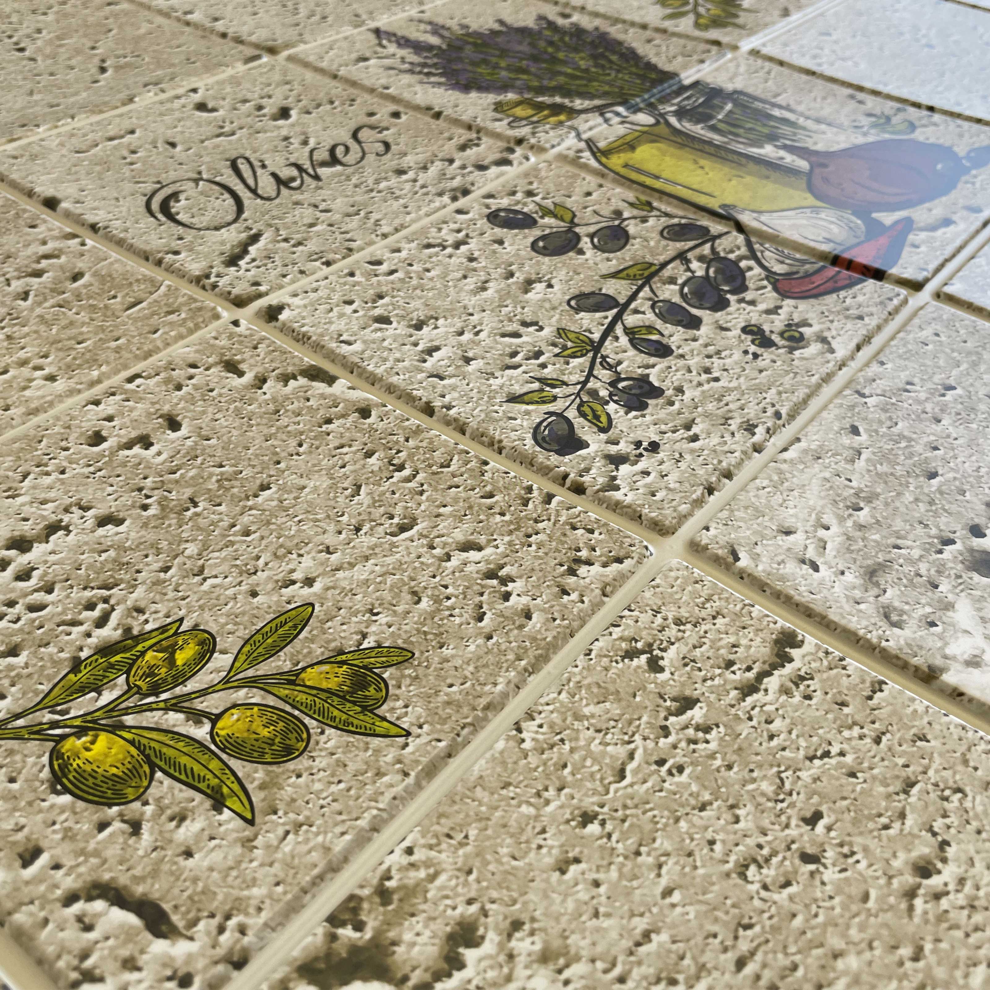 Pannelli 3D Rivestimento a parete in PVC a rilievo realistici parato di design PIETRA GRECA - Eternal Parquet