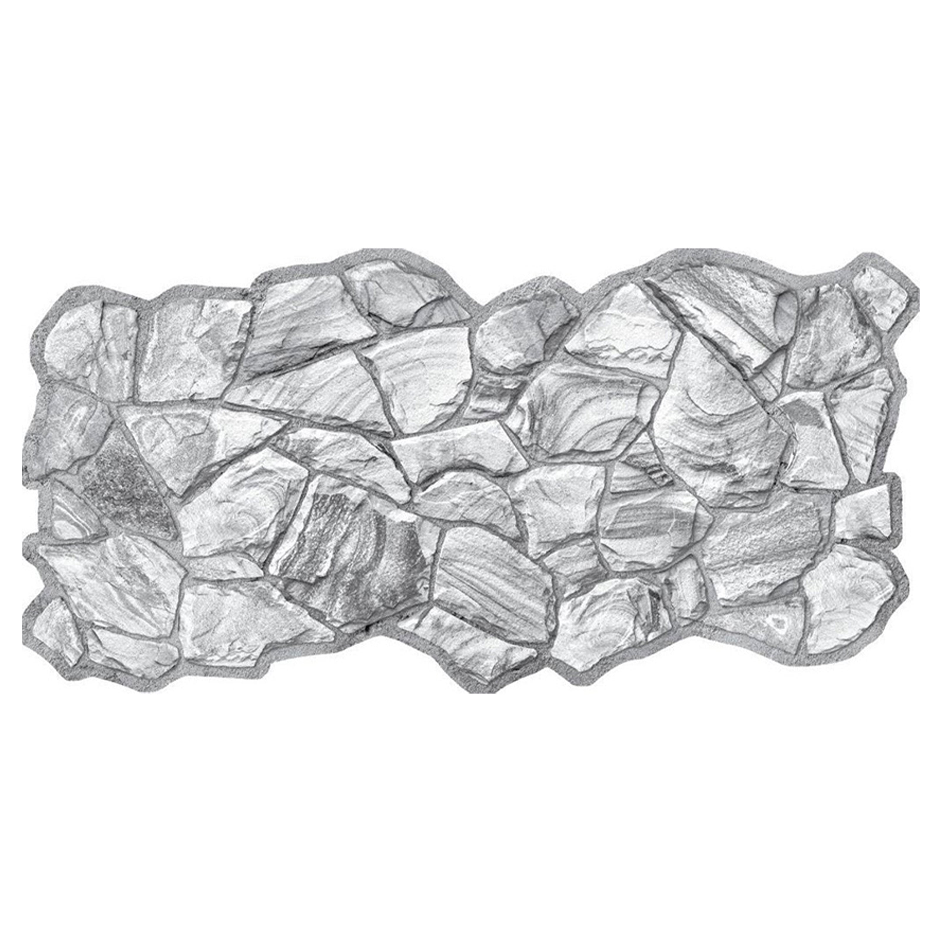 Pannelli 3D Rivestimento a parete in PVC effetto ARENARIA GRIGIA Realistici e isolanti. - Eternal Parquet