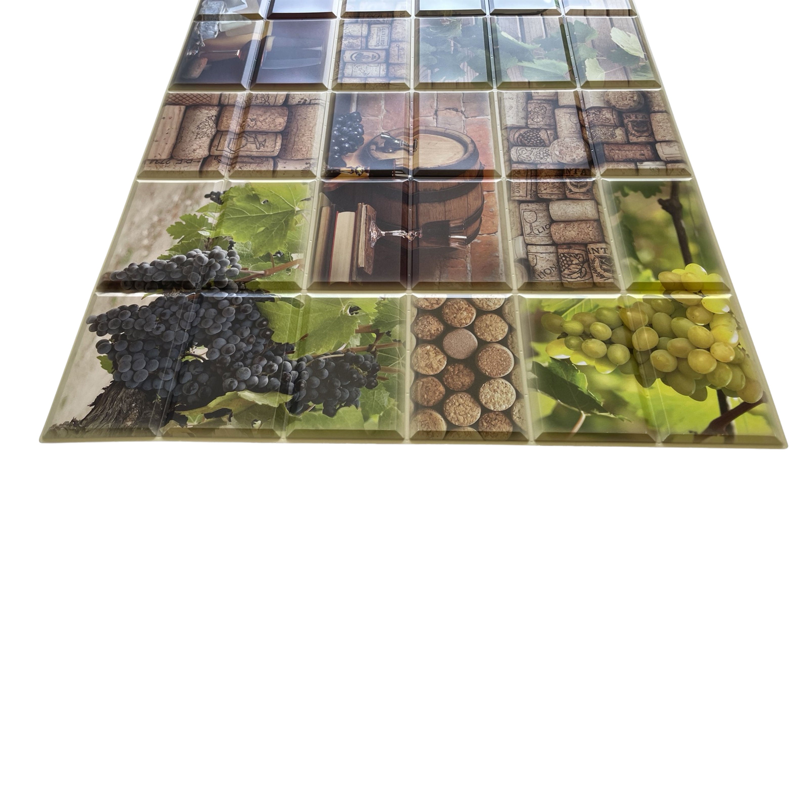 Pannelli 3D Rivestimento a parete in PVC effetto CANTINA DEI VINI Realistici e isolanti. - Eternal Parquet