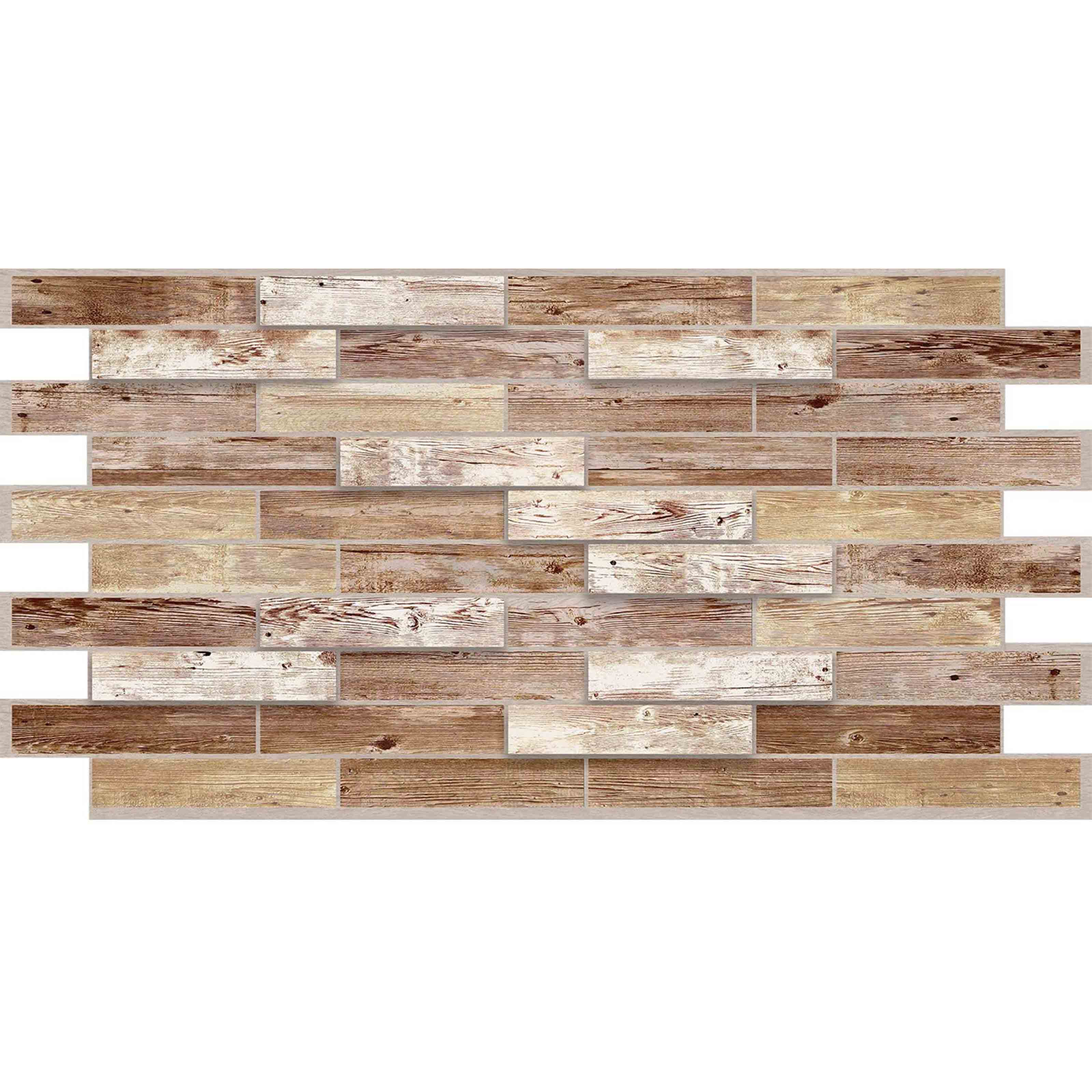 Pannelli 3D Rivestimento a parete in PVC effetto LEGNO Realistici e isolanti. - Eternal Parquet