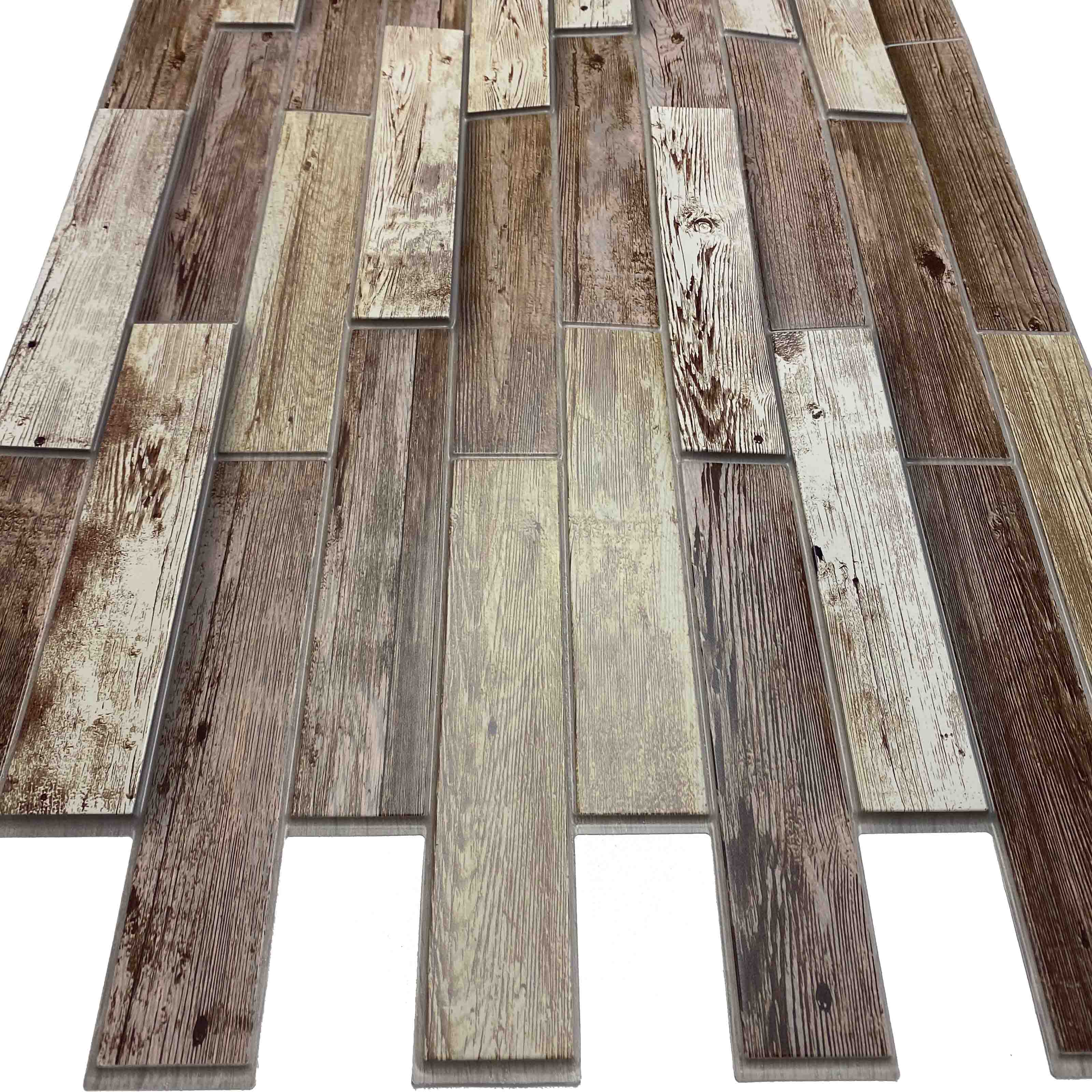 Pannelli 3D Rivestimento a parete in PVC effetto LEGNO Realistici e isolanti. - Eternal Parquet