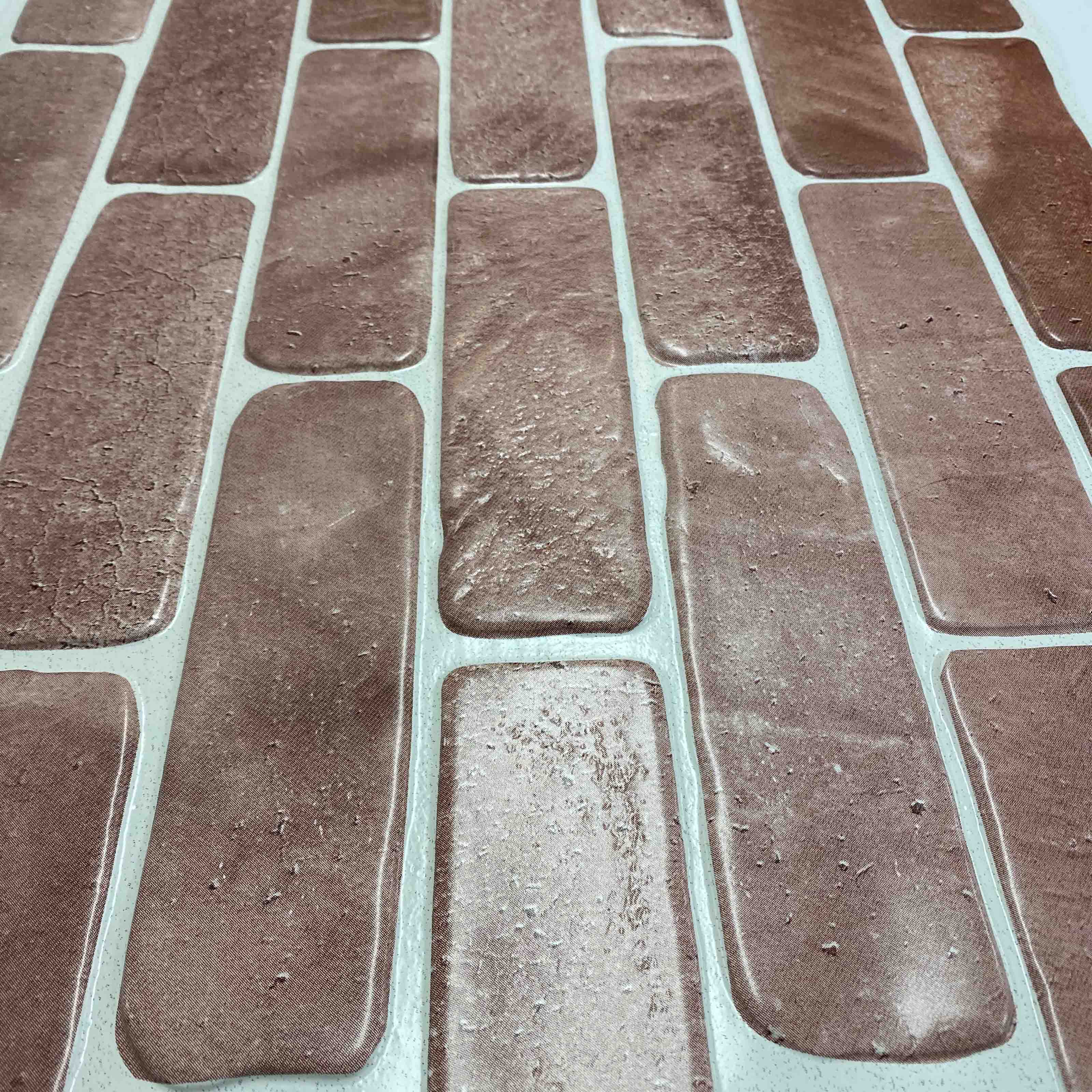 Pannelli 3D Rivestimento a parete in PVC effetto MATTONI ANTICHI Realistici e isolanti. - Eternal Parquet