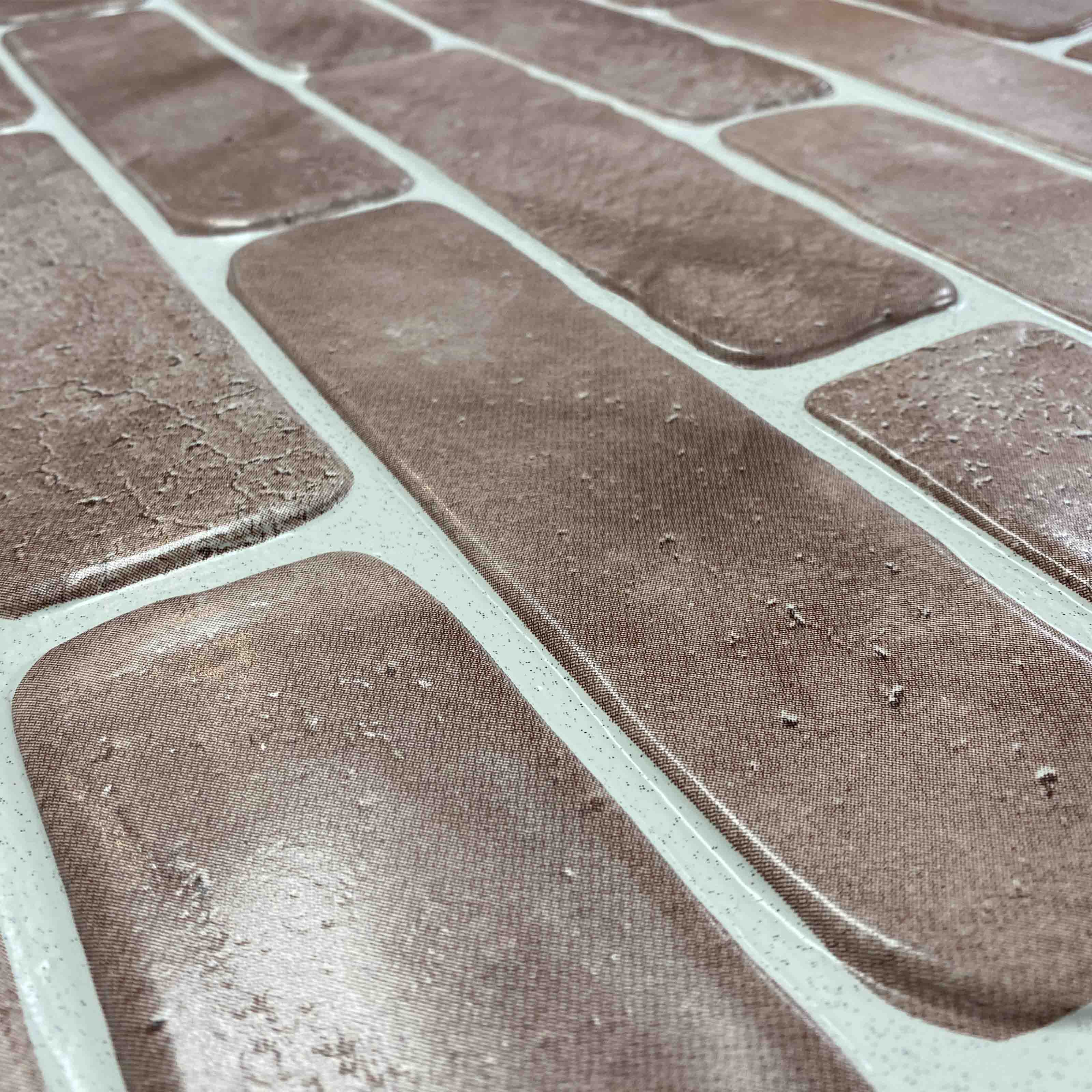 Pannelli 3D Rivestimento a parete in PVC effetto MATTONI ANTICHI Realistici e isolanti. - Eternal Parquet